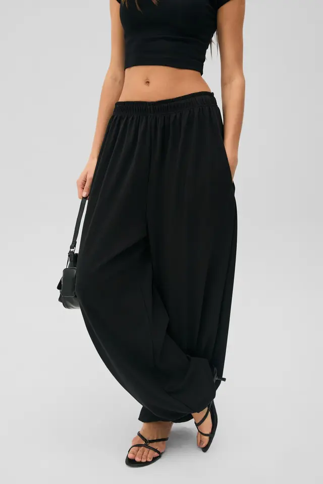 GRIMELANGE Oversized Wide Leg Joggers