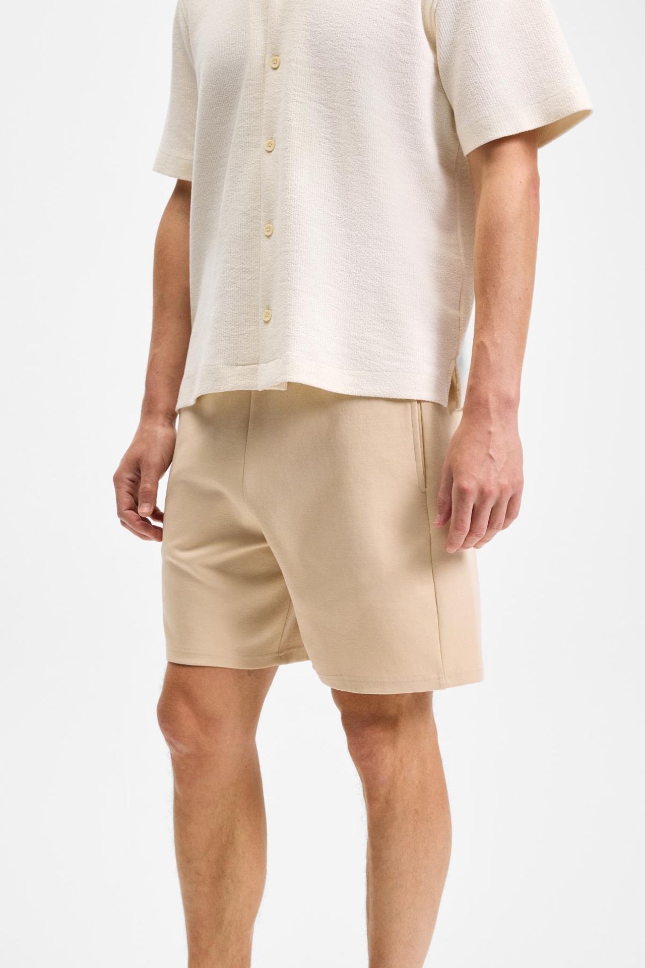 GRIMELANGE Pull-On Straight-Leg Cotton Shorts 4