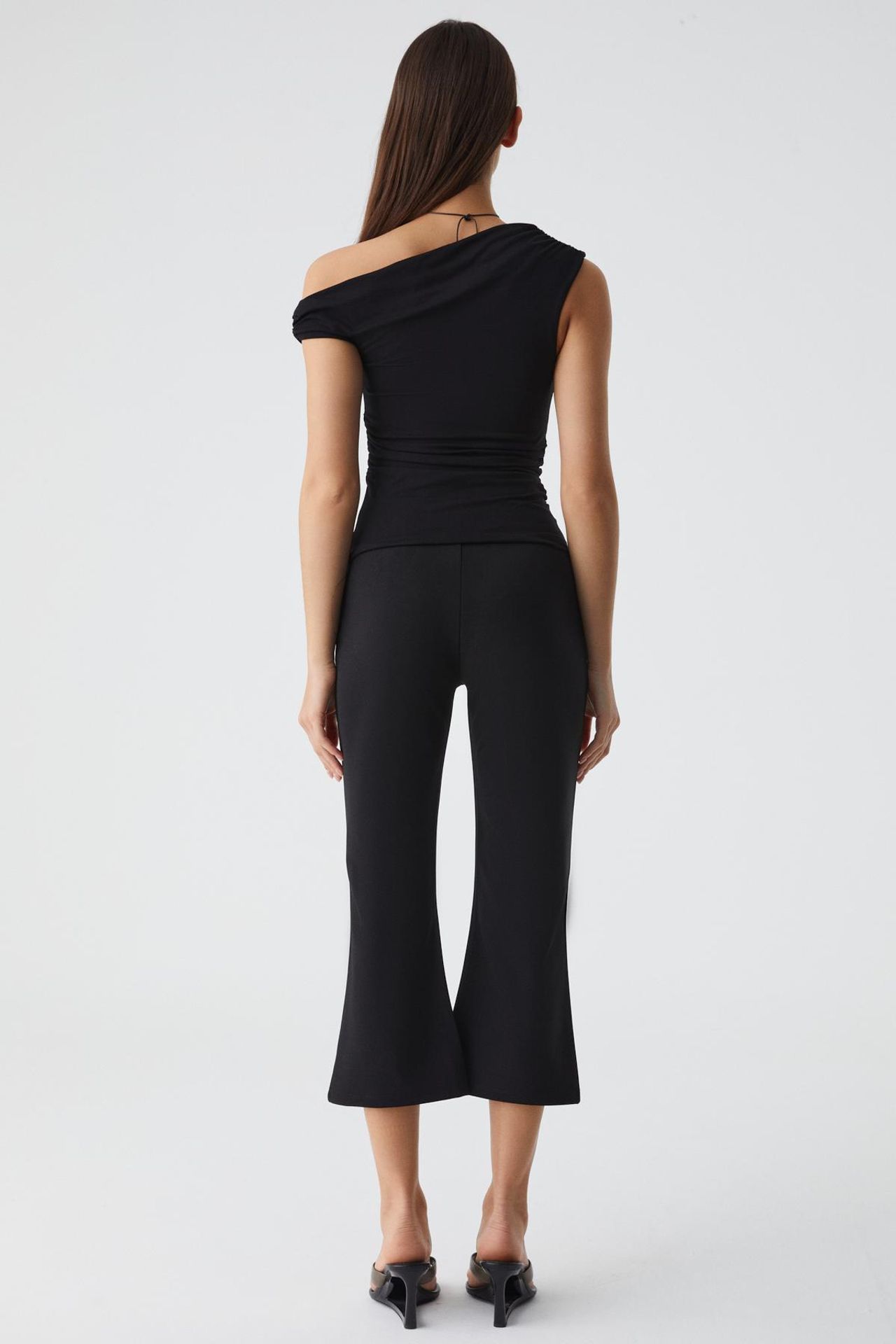 GRIMELANGE Off-Shoulder Shirred Slim Blouse 6