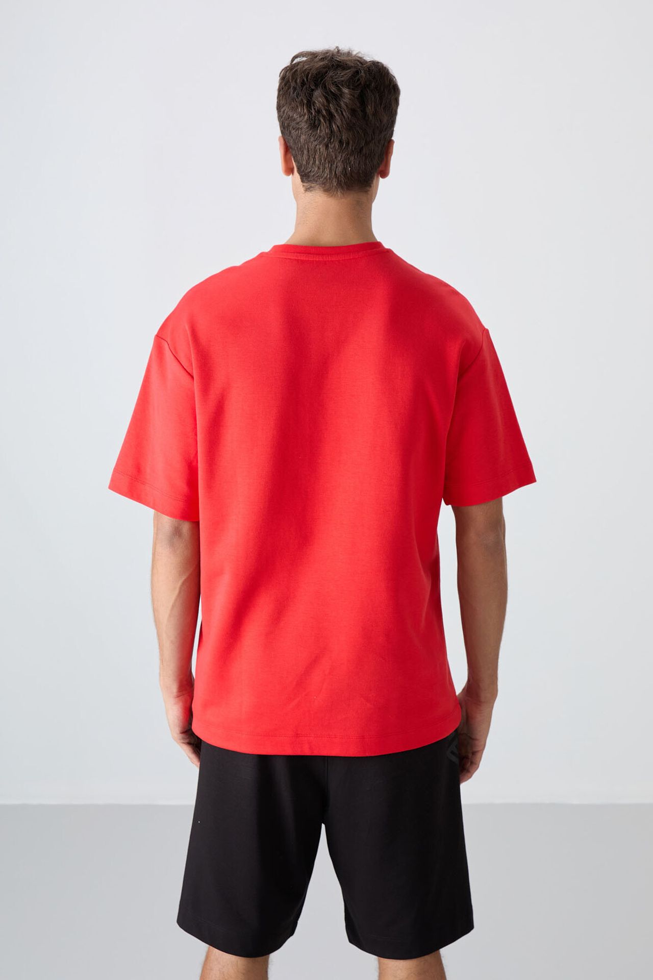 TOMMY Oversized Cotton-Blend Crew Neck T-Shirt 5