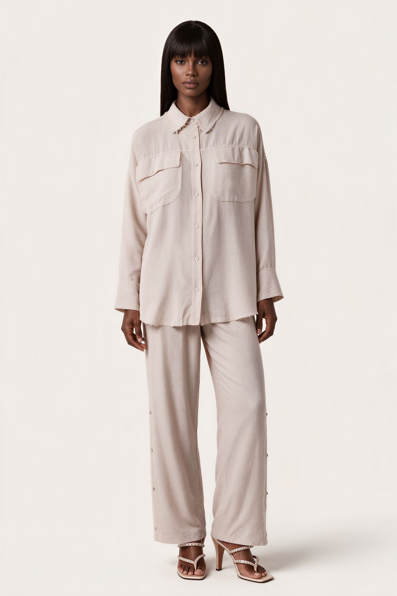MSN Linen Cotton Suit Set 1
