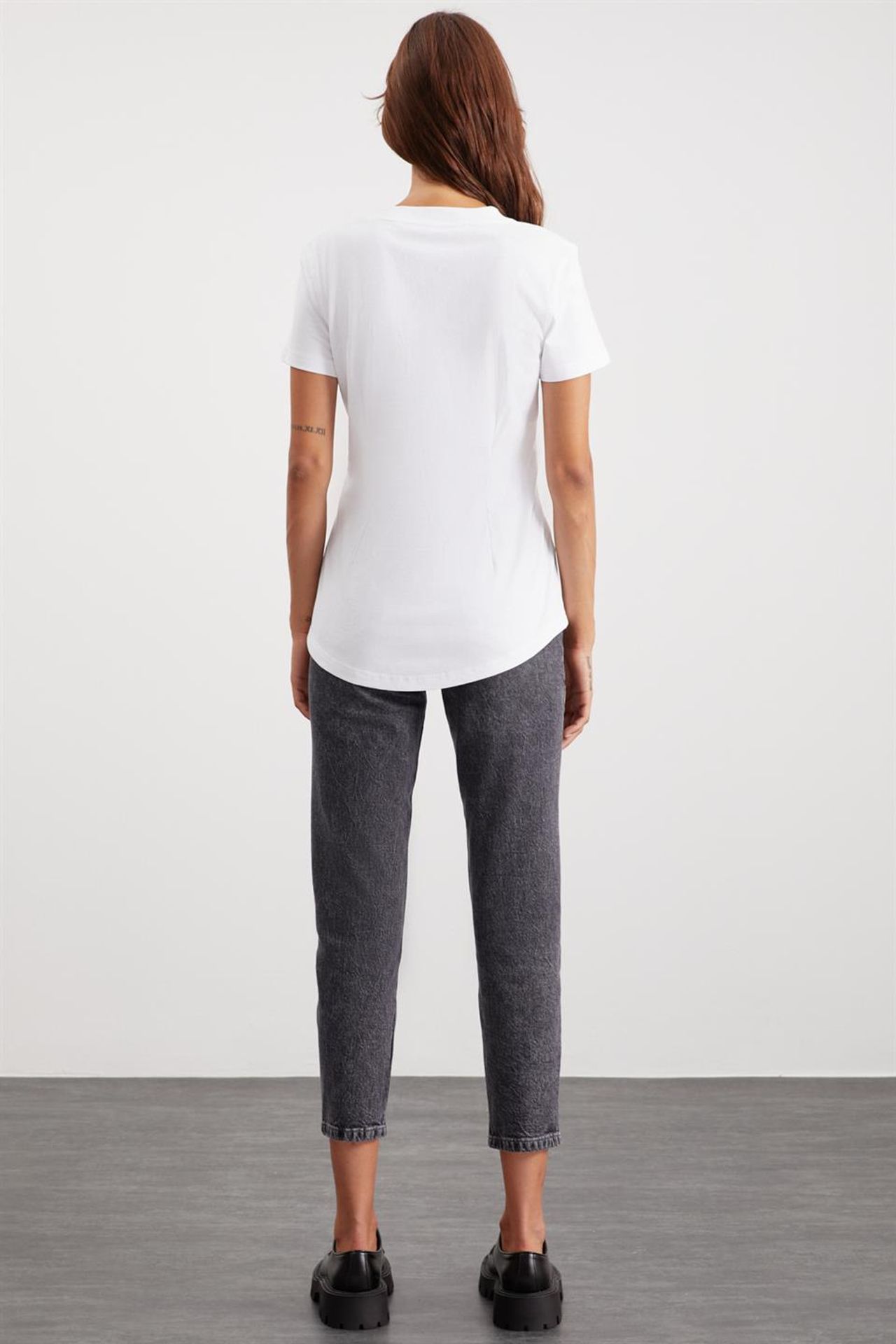 GRIMELANGE Corset Crew Neck T-Shirt 6