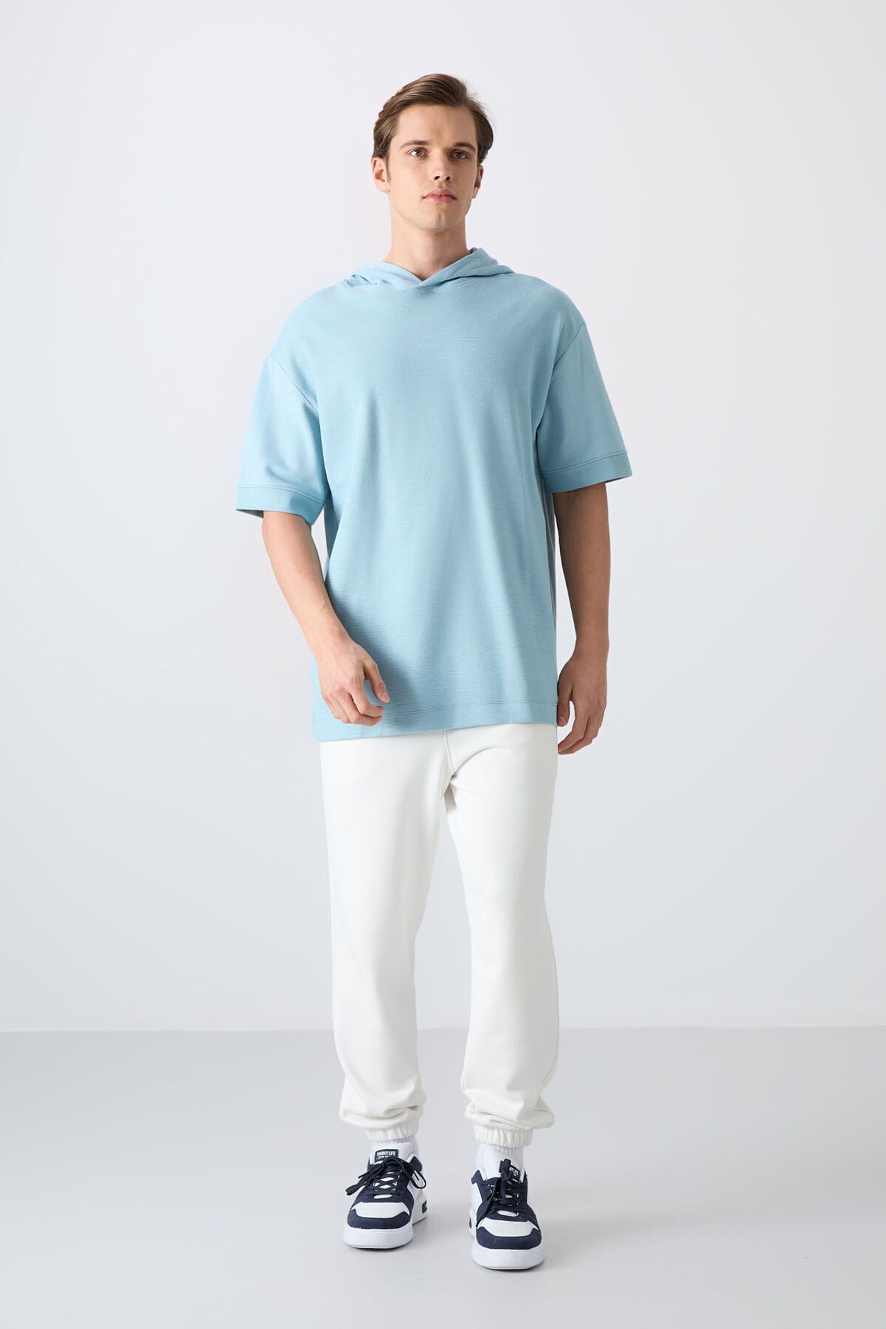 TOMMY Oversized Hooded Short-sleeve T-shirt 2