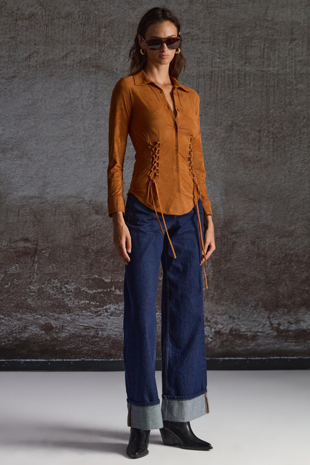 GRIMELANGE Slim Fit Shirt Collar Shirt 2