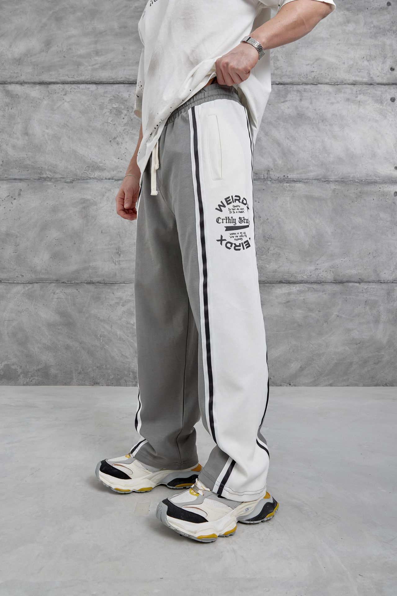 NOMARC Bol Geniş Paça İpli Jogger Pantolon 1