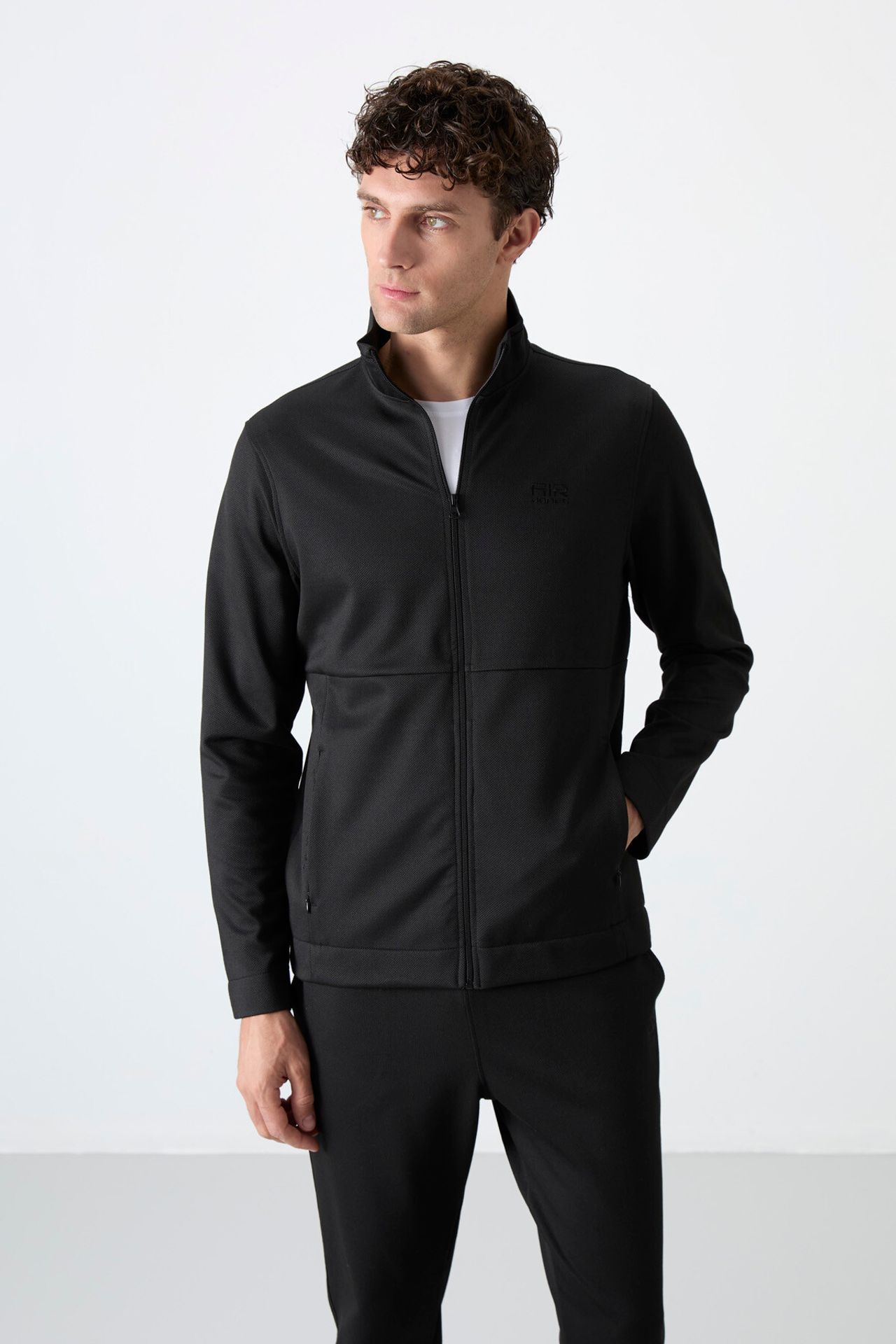 TOMMY Men's Zip-collar Sweatshirt And Pants Set 2