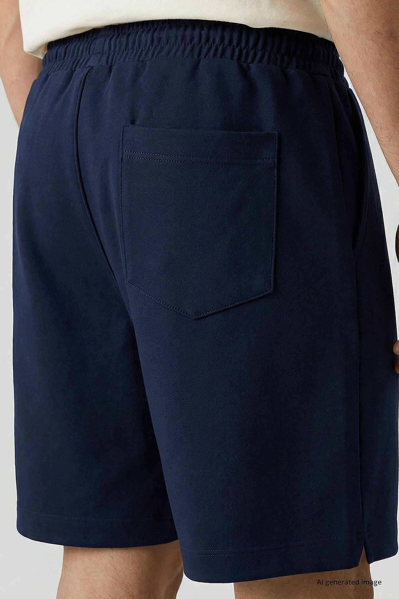 TOMMY Men's Mid Waist Jersey Shorts 6