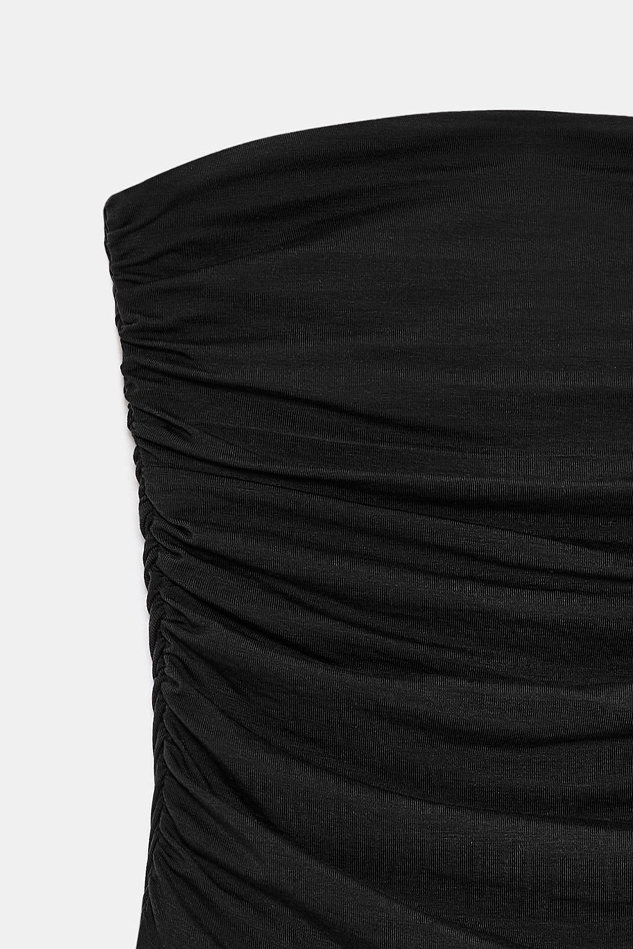 DILVIN Strapless Bodycon Maxi Dress With Slit