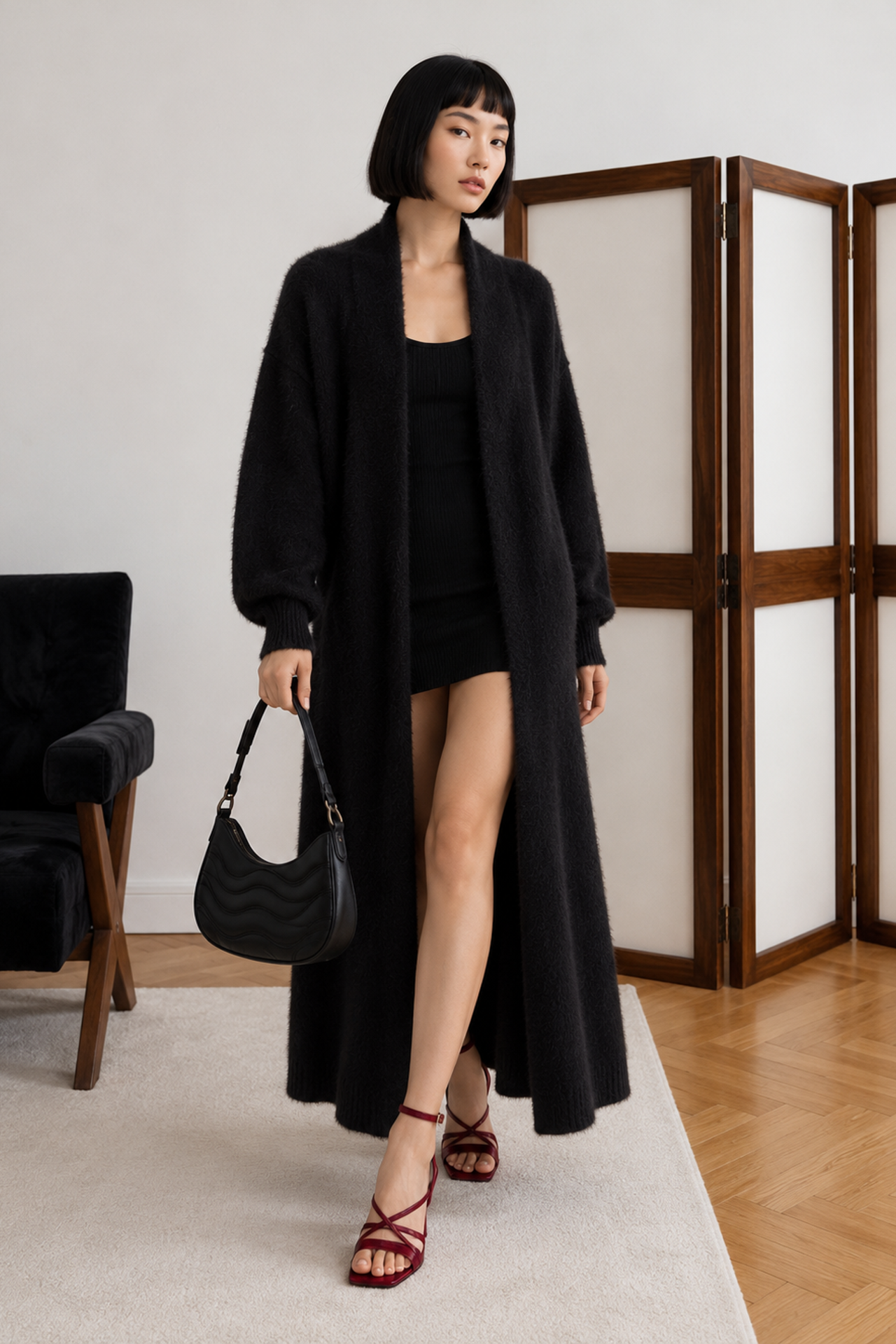 MY FASHION Açık Ön Normal Kalıp Hırka 1