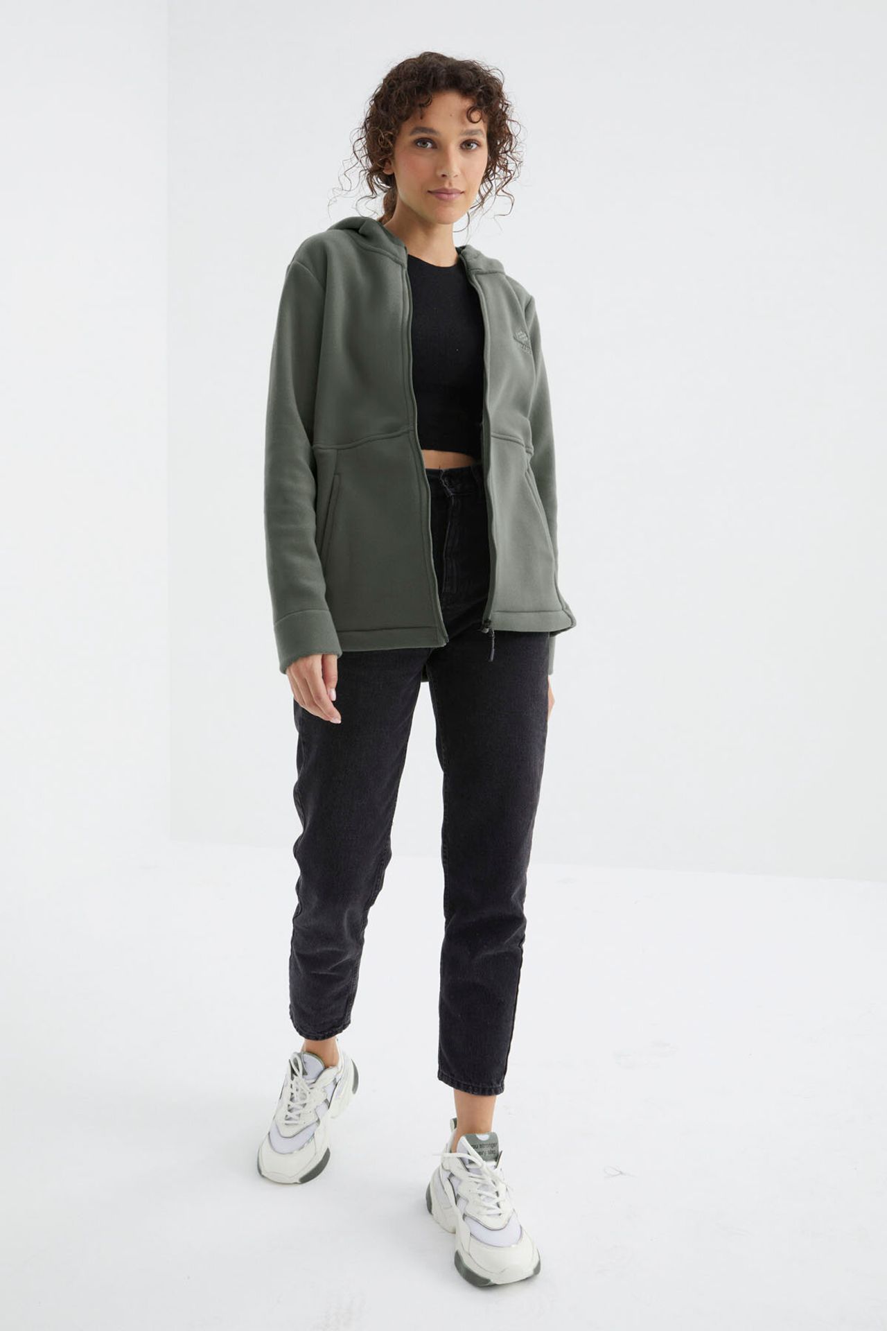 TOMMY Women's Hooded Zip Sweatshirt 2