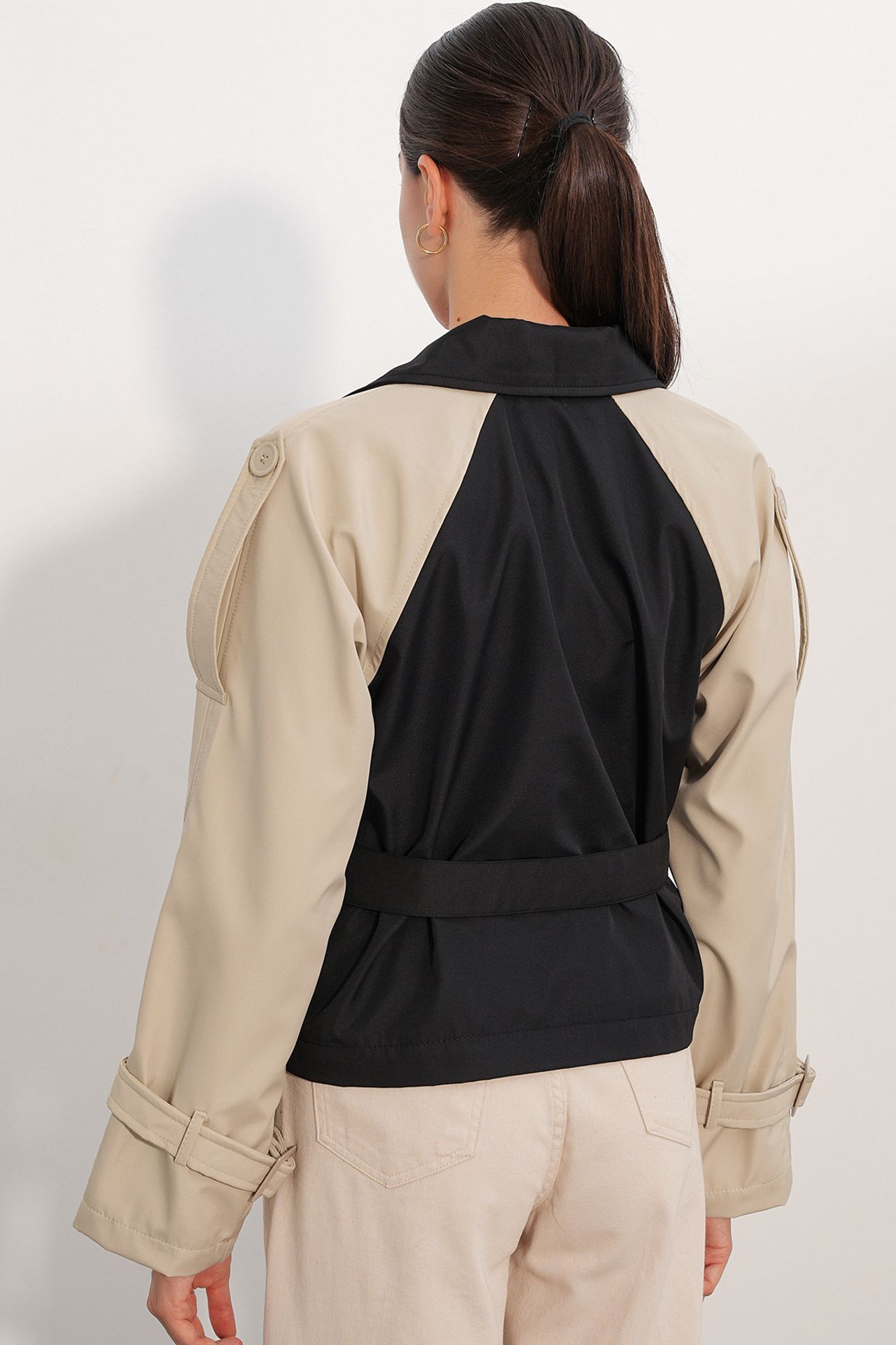 BDART Short Belted Trench Coat