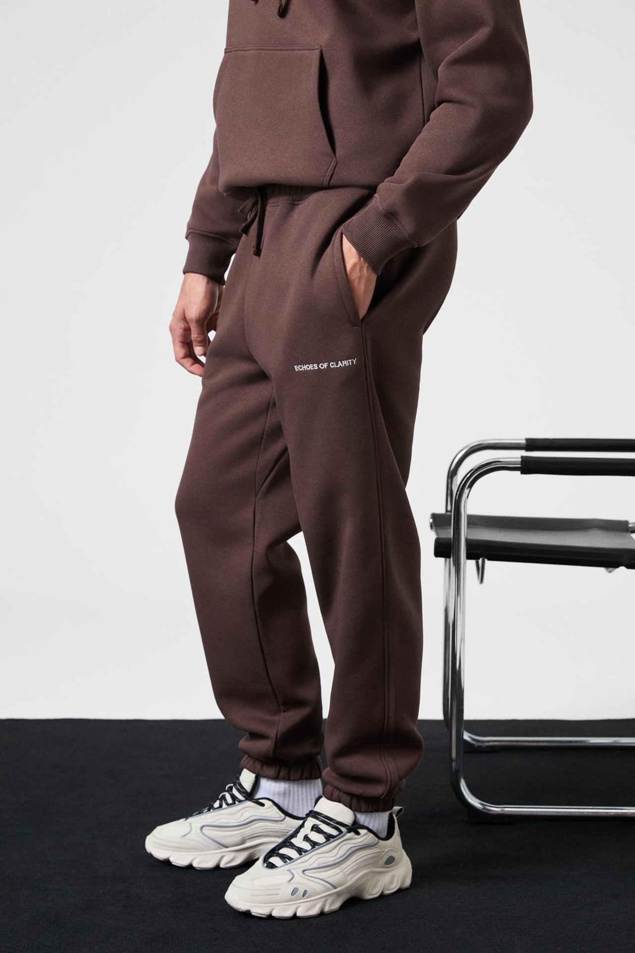 GRIMELANGE Hooded Relaxed Sweatshirt Pants Set 6