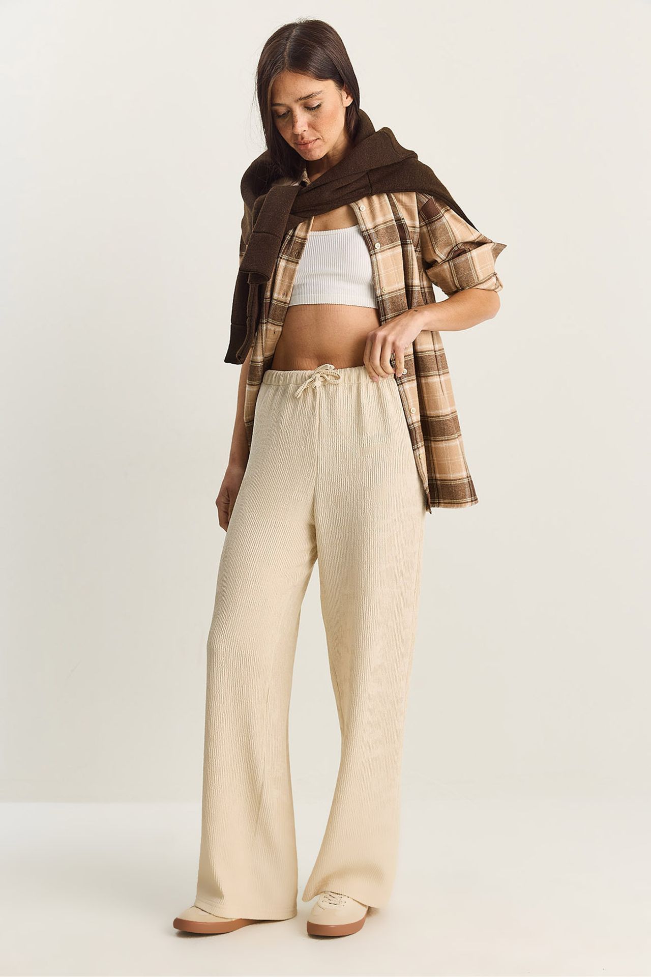 LUCCI High Waist Wide Leg Pants 4