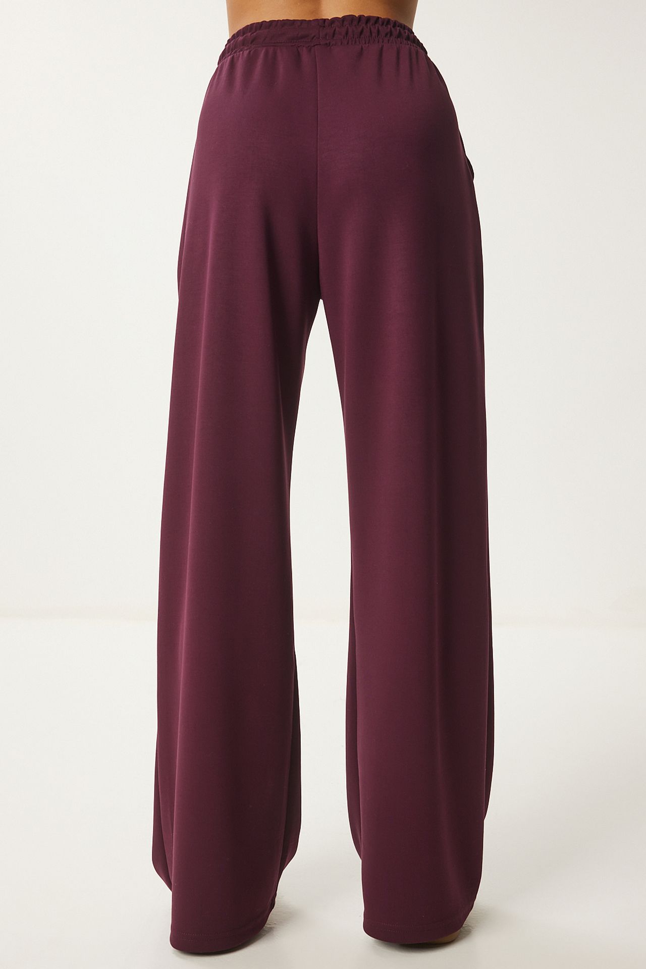 ISTANBUL Wide Leg Drawstring Waist Sweatpants 6
