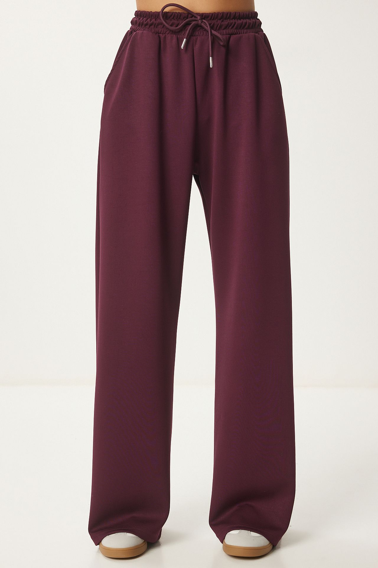 ISTANBUL Wide Leg Drawstring Waist Sweatpants 5