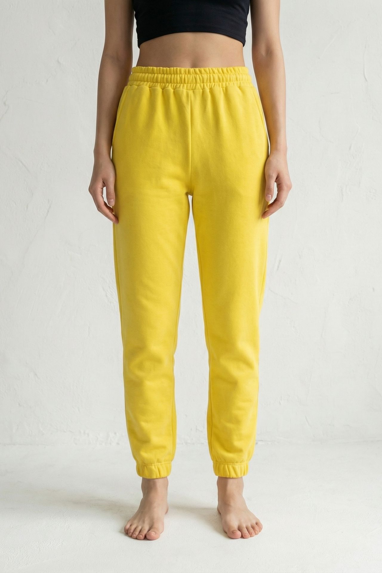 MY FASHION Elastic Waist Jogger Sweatpants 2