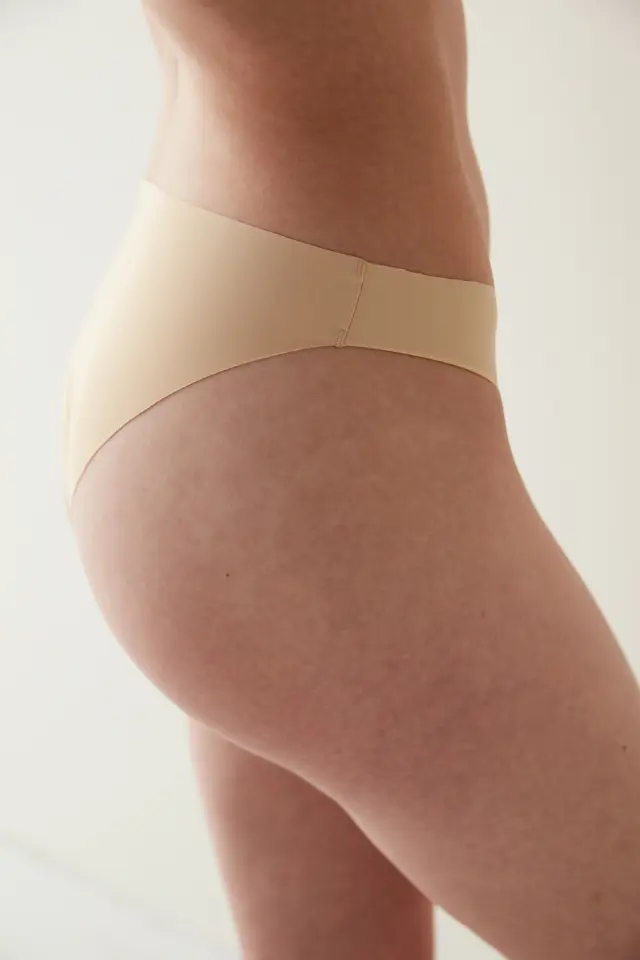PENTI Women's Slip Briefs, Plain Laser Cut