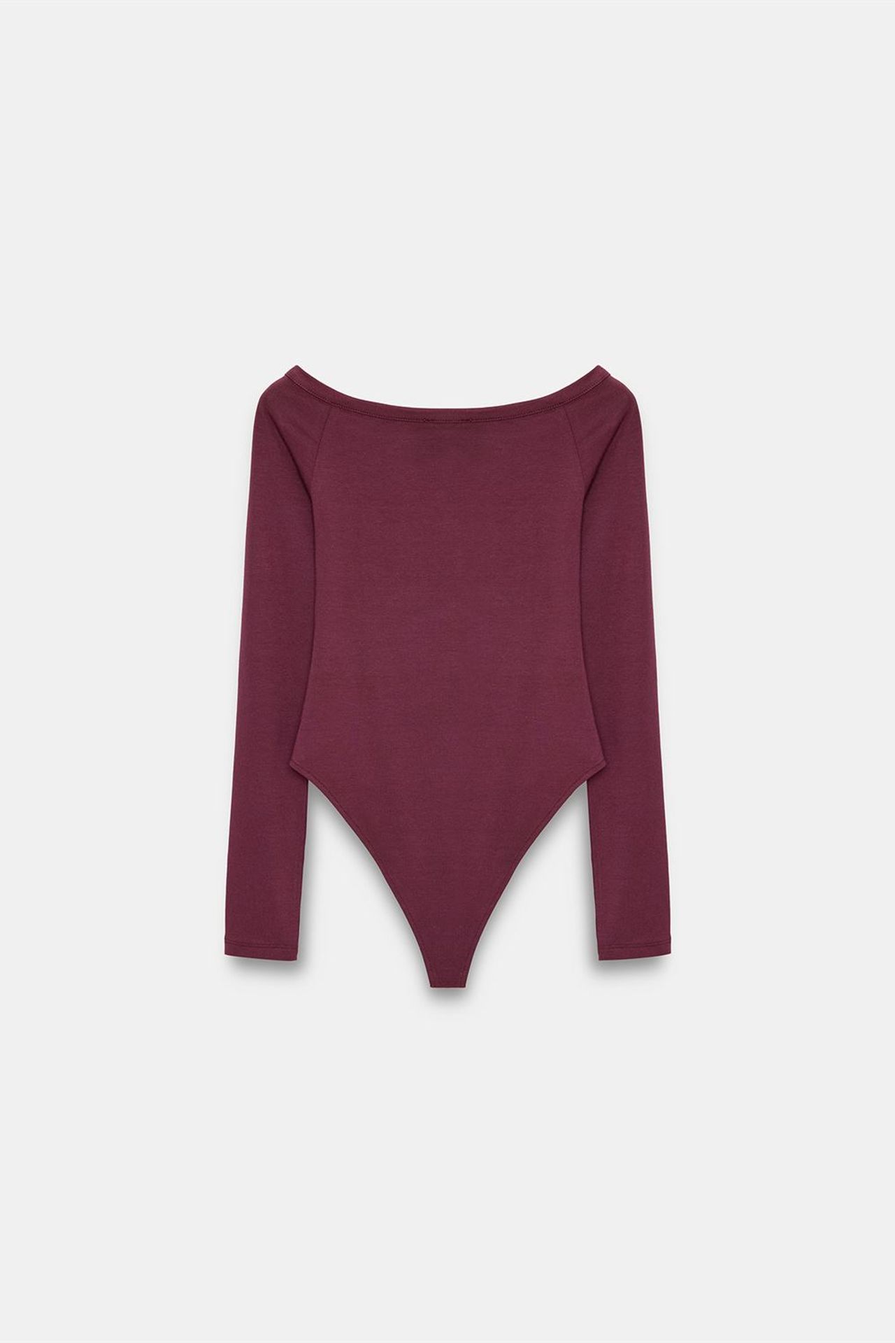 DILVIN Kayık Yaka Slim Fit Body Bluz 6