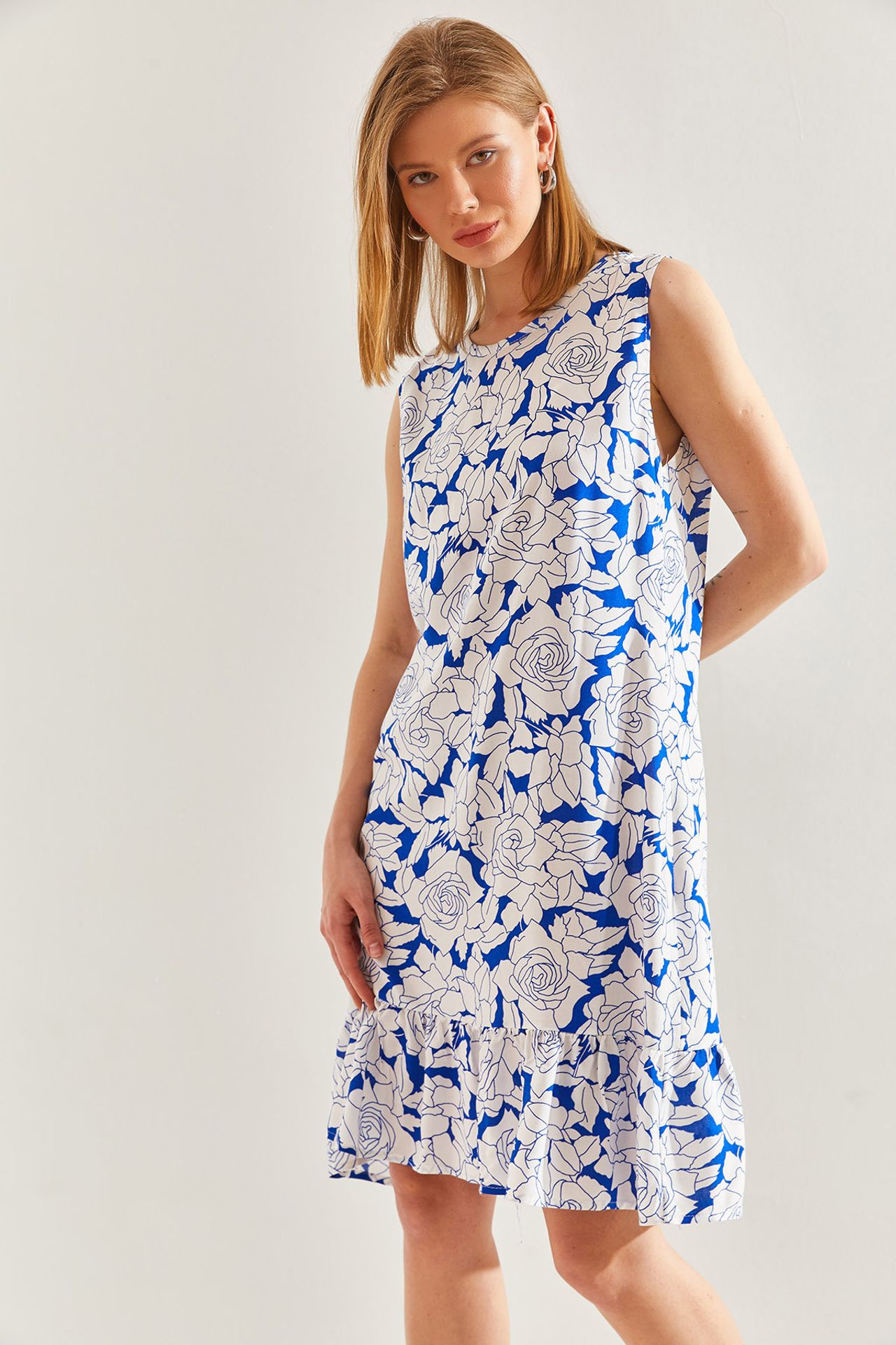 LUCCI Floral A-Form Dress