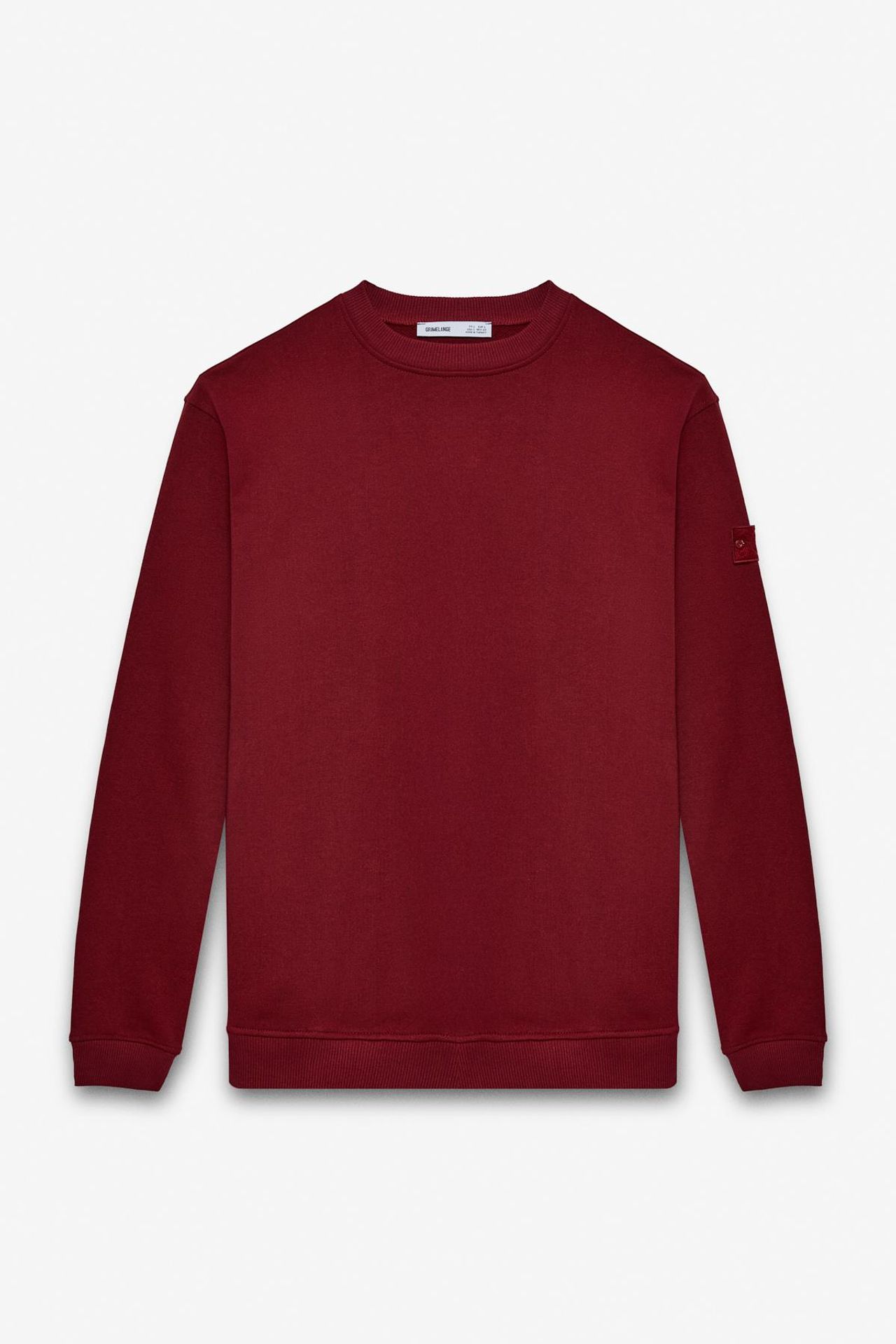GRIMELANGE Nakışlı Bisiklet Yaka Sweatshirt 1