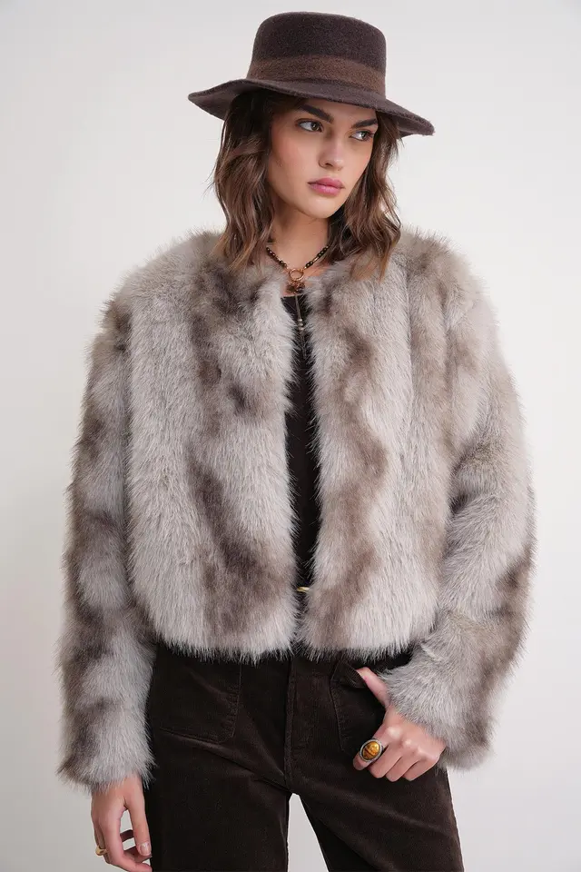 Mixray Faux Fur Jacket