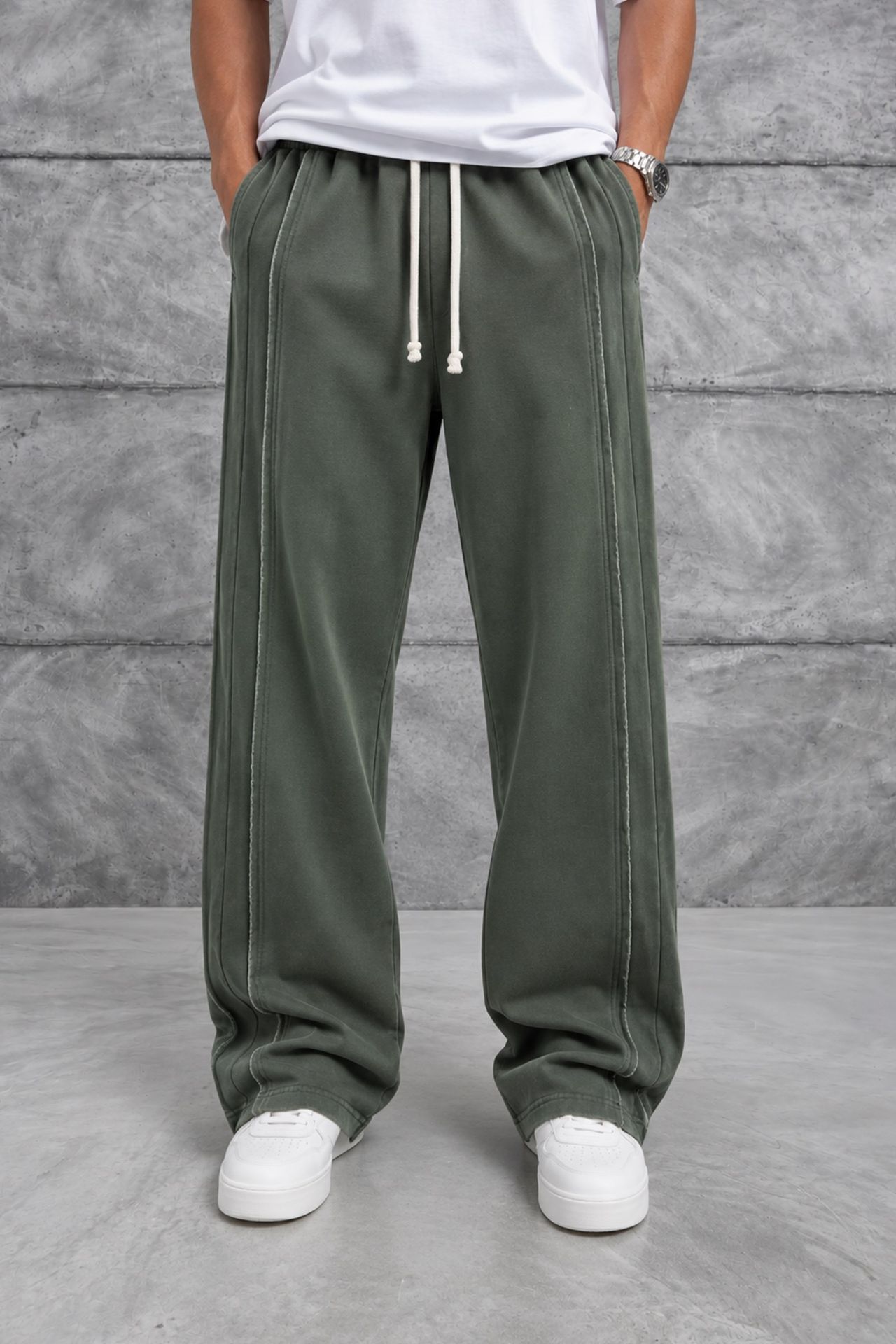 NOMARC Geniş Paça Bağcıklı Jogger 3