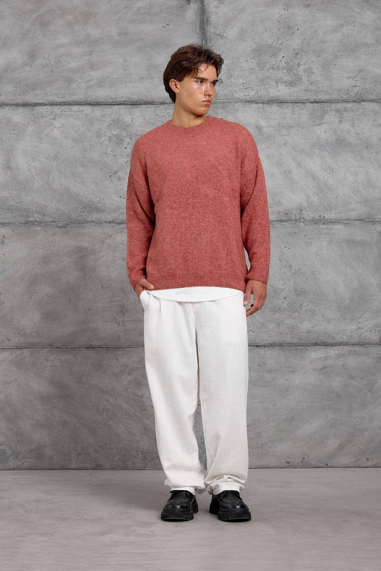 NOMARC Regular Fit Bisiklet Yaka Kazak 4