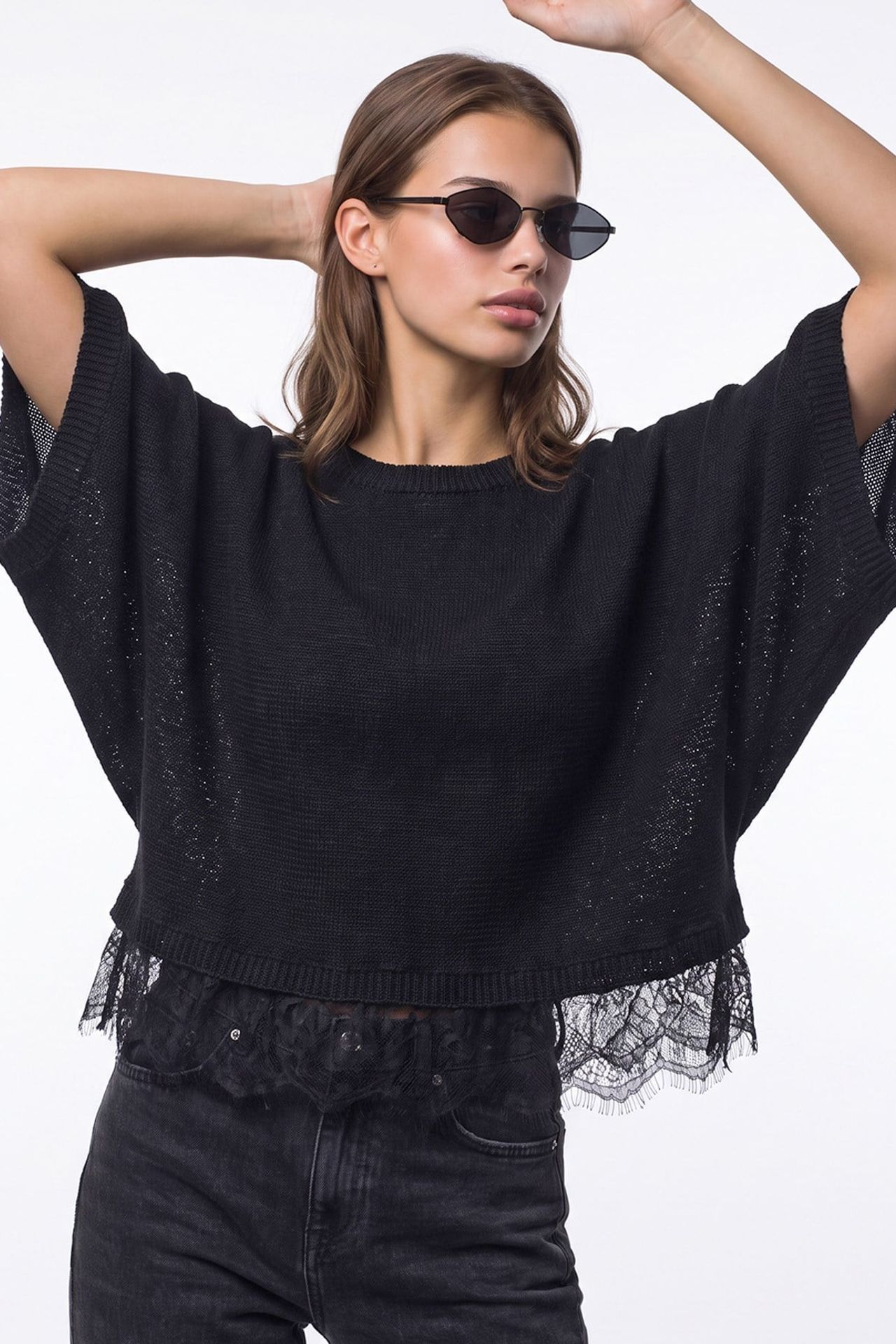 MIXRAY Women's Knit Sweater