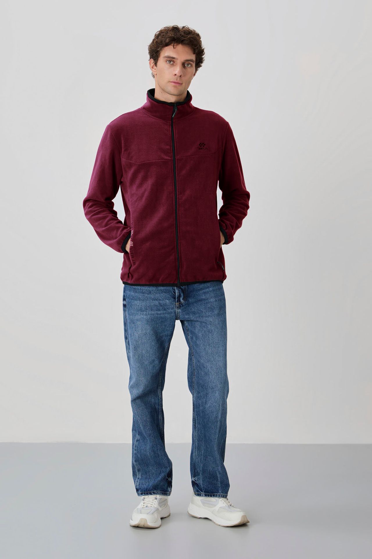 TOMMY Men's Plush Zip-front Sweatshirt 2