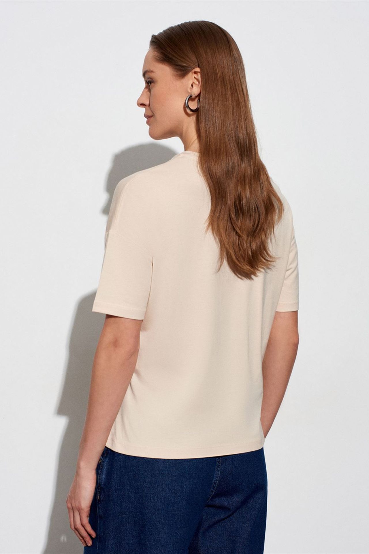 DILVIN Women's Cotton Crew Neck T-Shirt 2