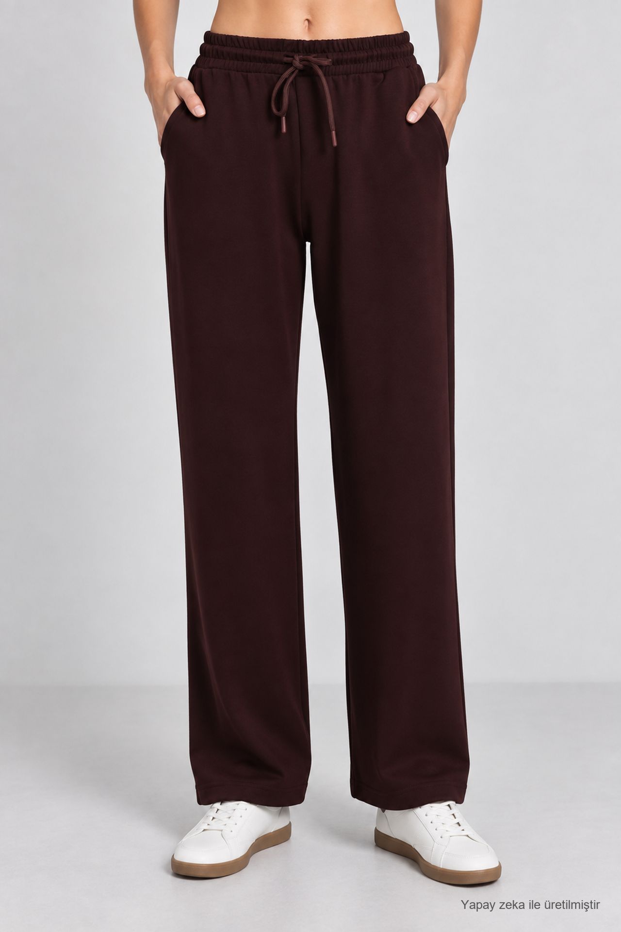 ISTANBUL Wide Leg Drawstring Waist Sweatpants 6