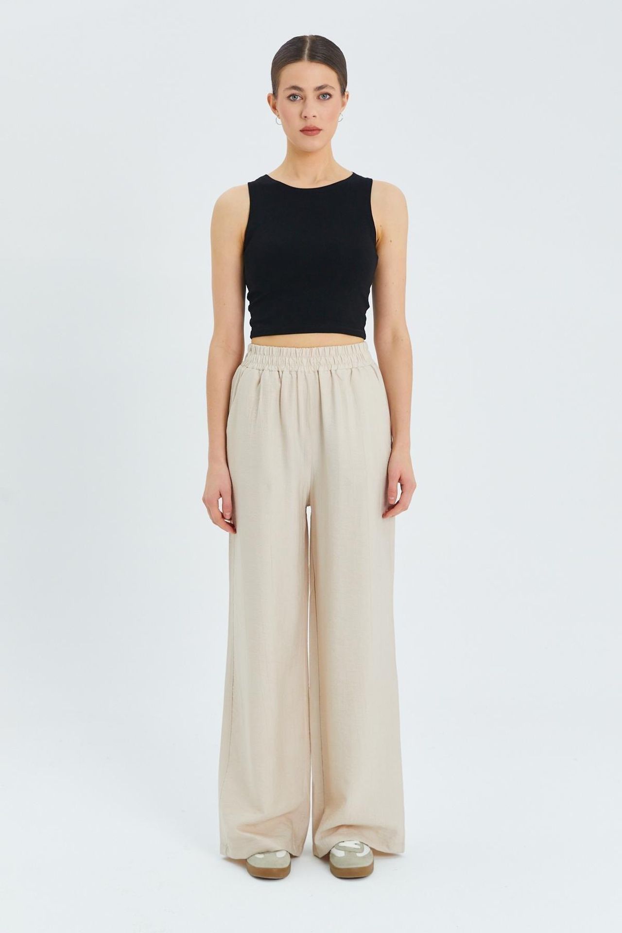 Mixray Soft Touch High Waist Wide Leg Pants 2