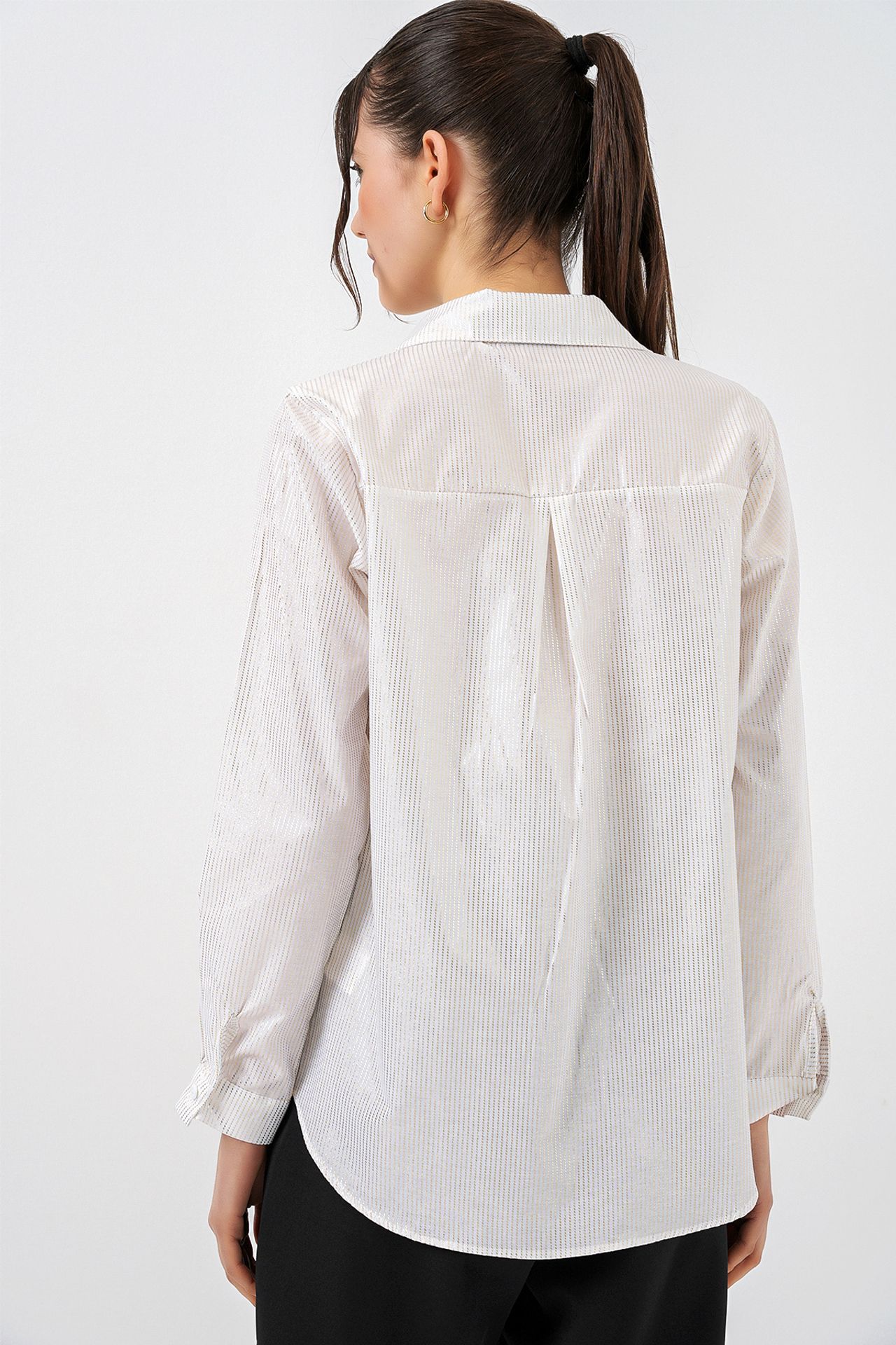 BDART Oversized Abstract Print Button-Front Shirt 5