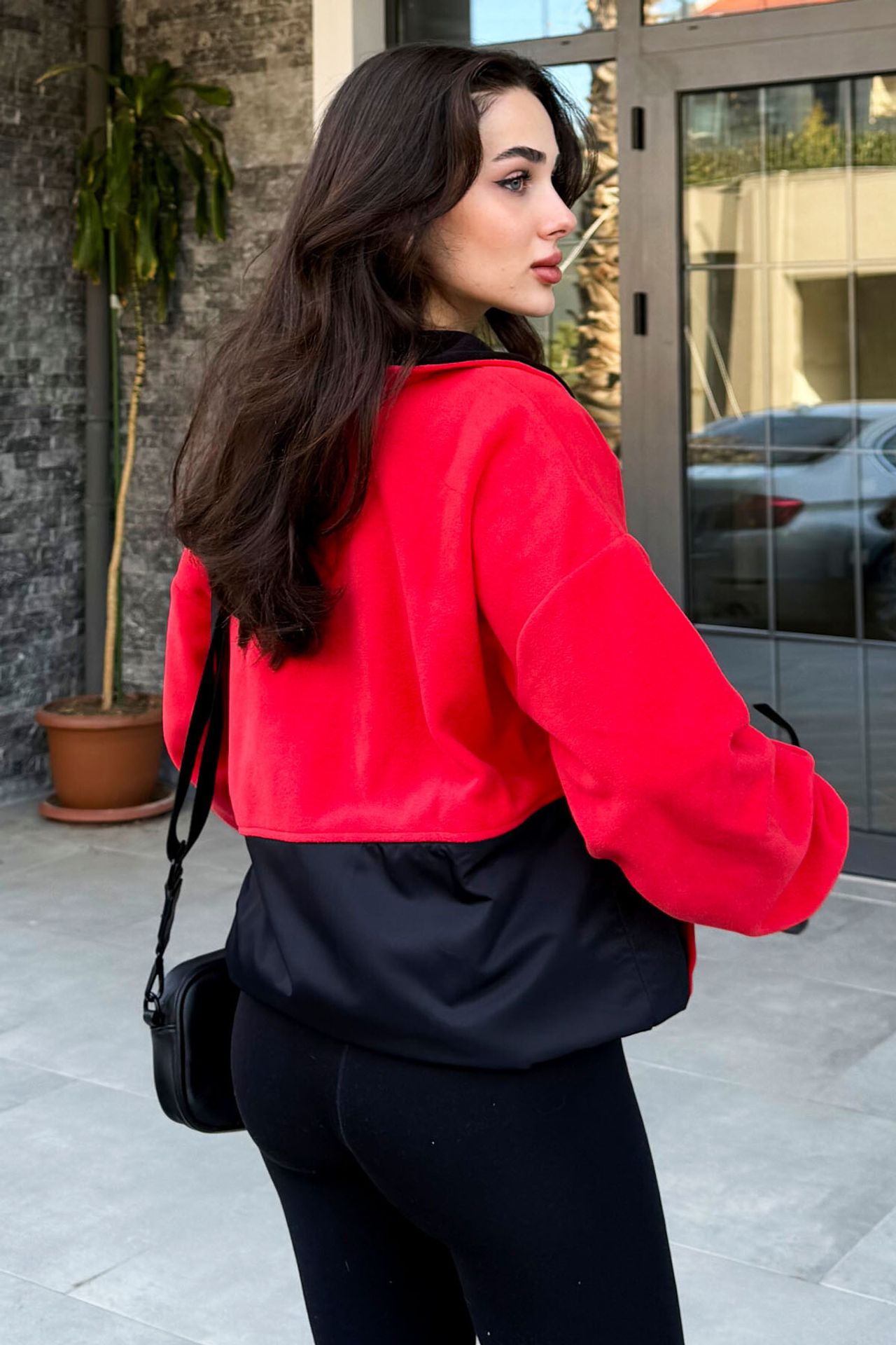 TOMMY Oversized Half-zip Plush Sweatshirt 5