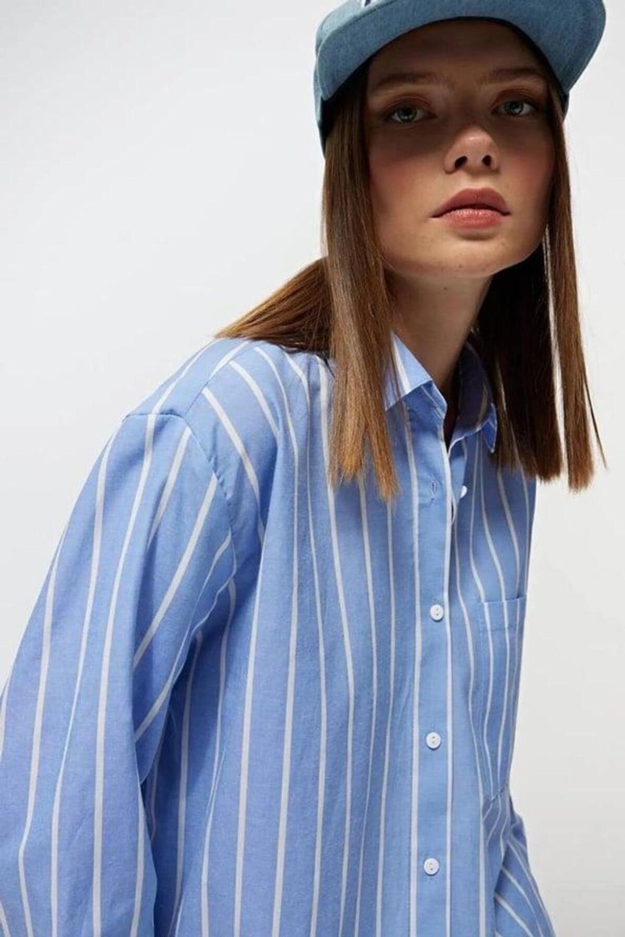 Mixray Striped Relaxed Fit Shirt 4