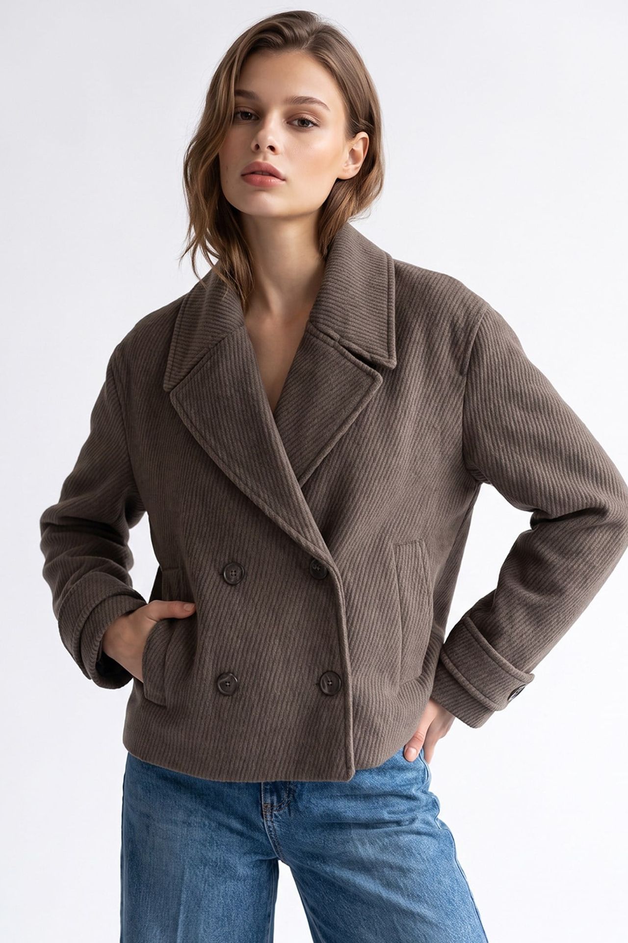 MIXRAY Women's Overcoat 1