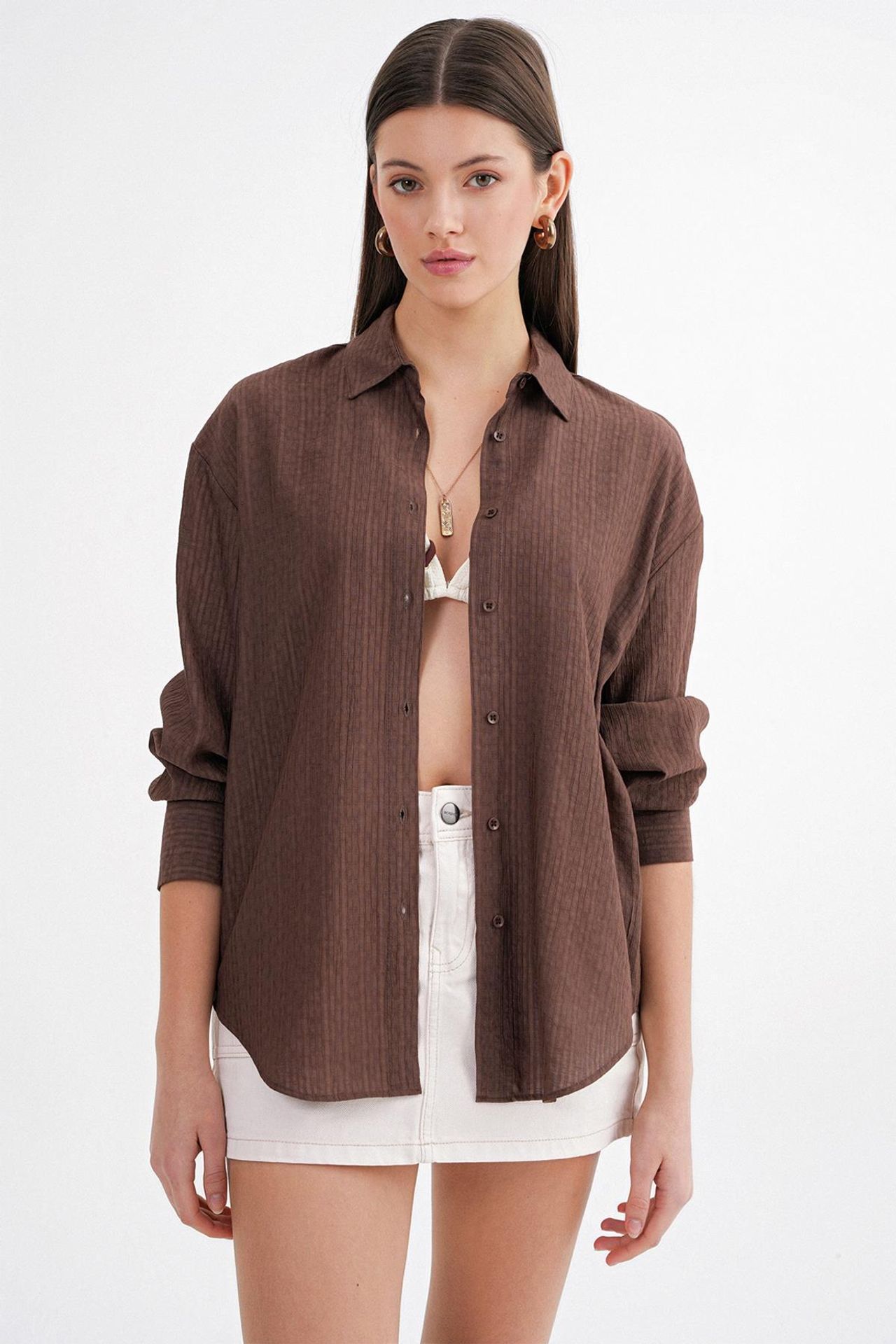 Mixray Relaxed Fit Poplin Shirt