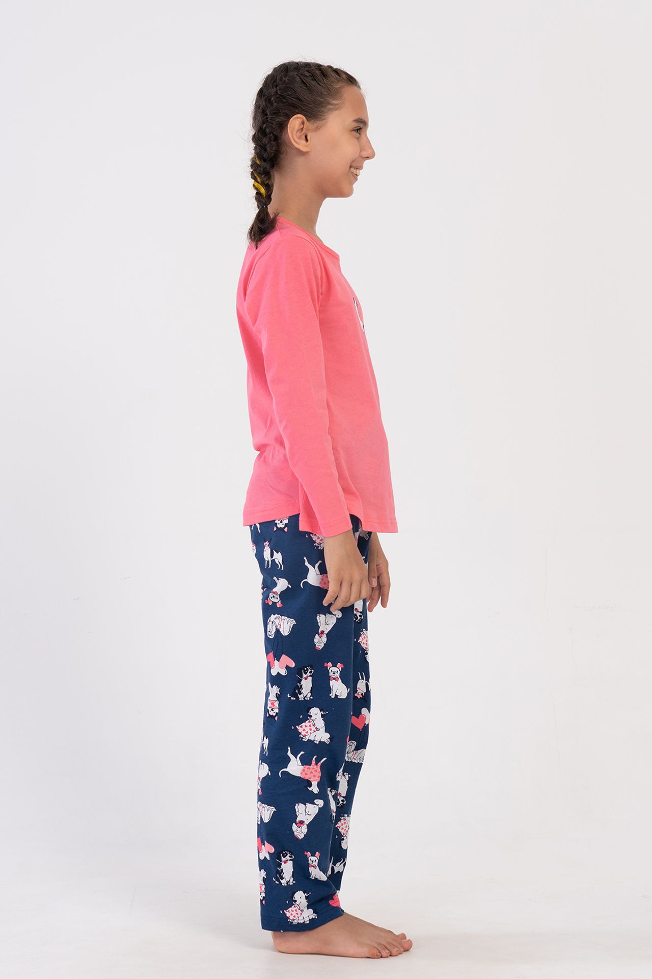 YAKE Uzun 2 Parçalı Pijama Takımı 2