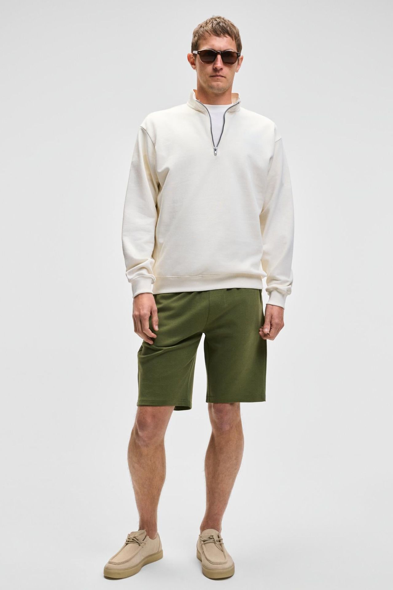 GRIMELANGE Yarım Fermuarlı Yarım Balıkçı Yaka Sweatshirt 2