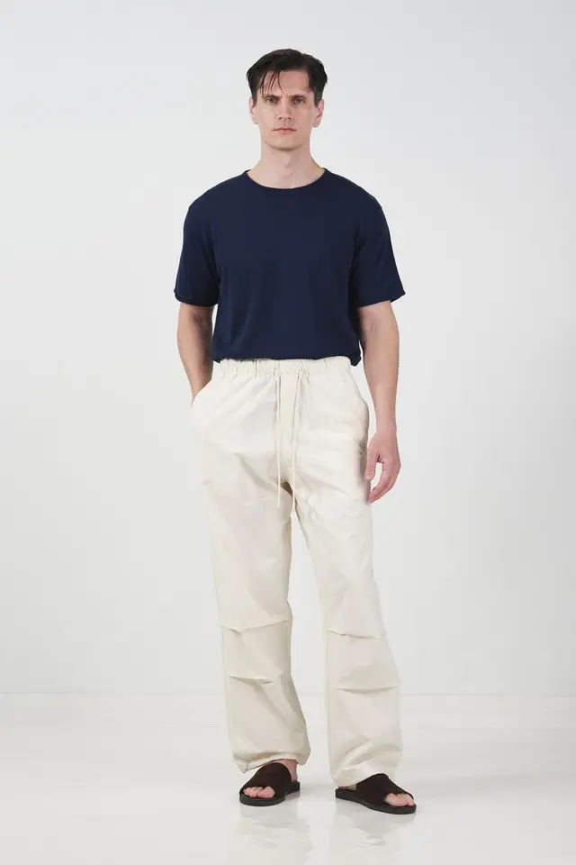 GIESTO Men's Tencel Straight-Leg Joggers