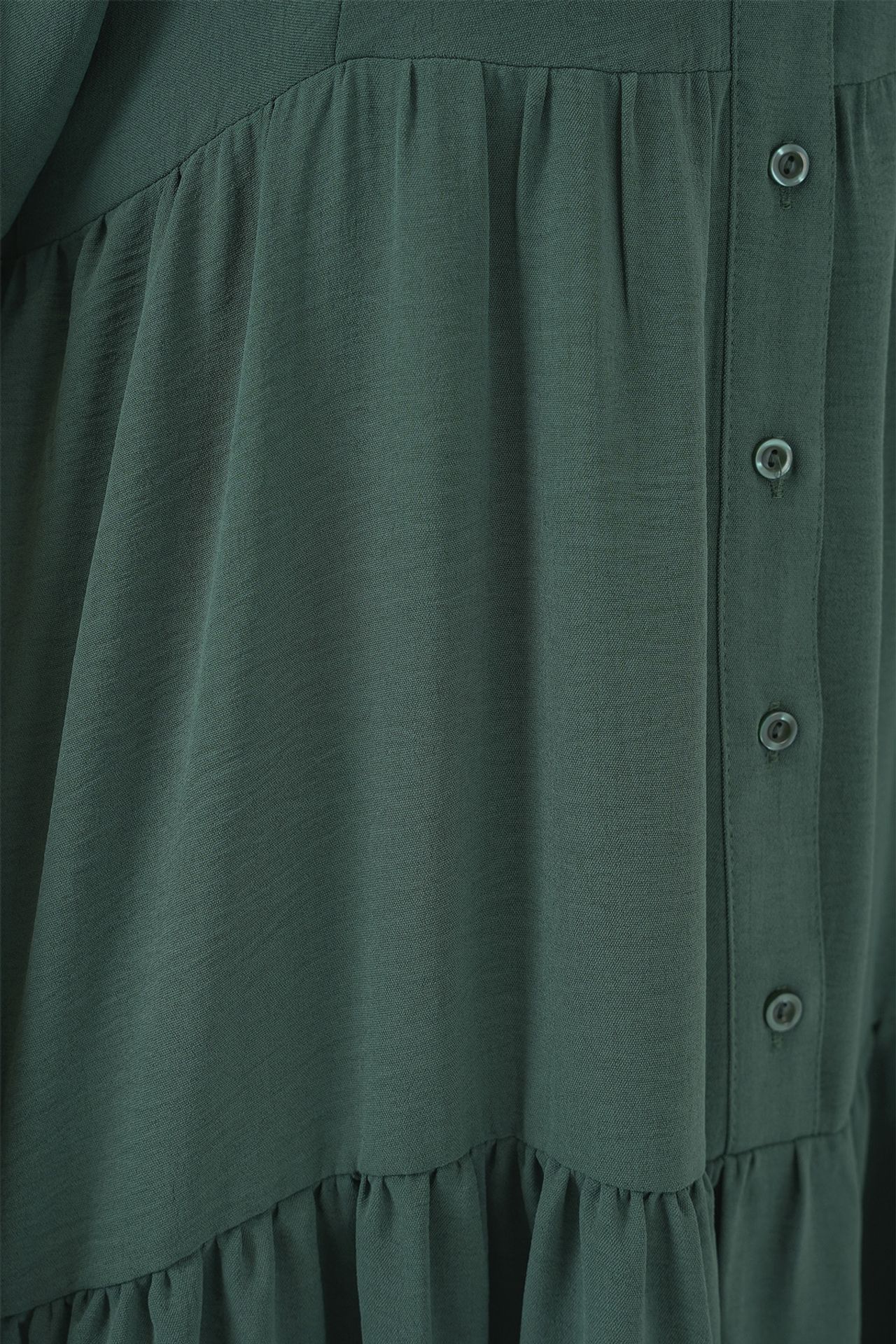 BDART V-Neck Button Closure Relaxed Fit Maxi Dress