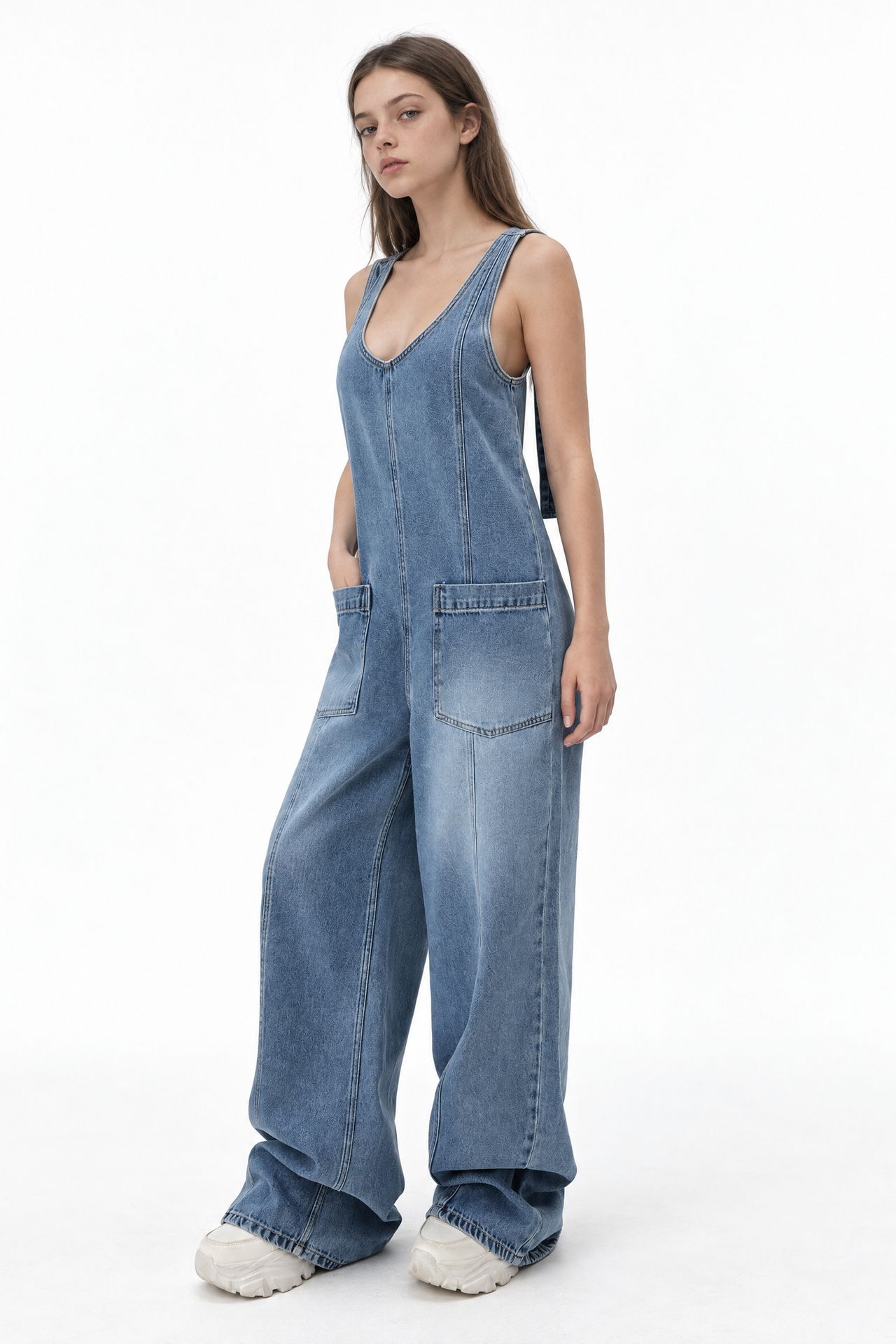 SQUALO Women's Cotton Jumpsuit 3