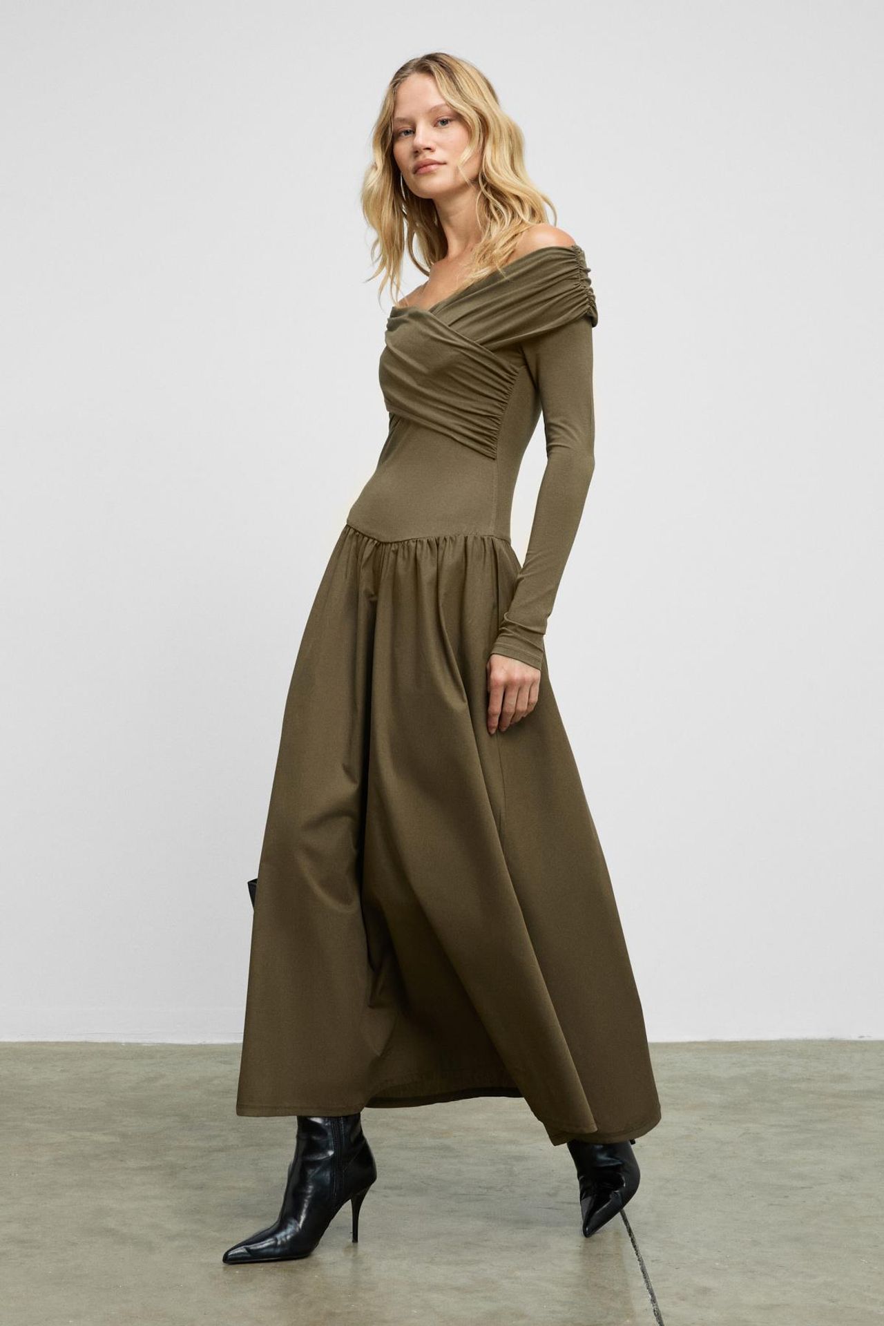 GRIMELANGE Long Flared Maxi Dress 2