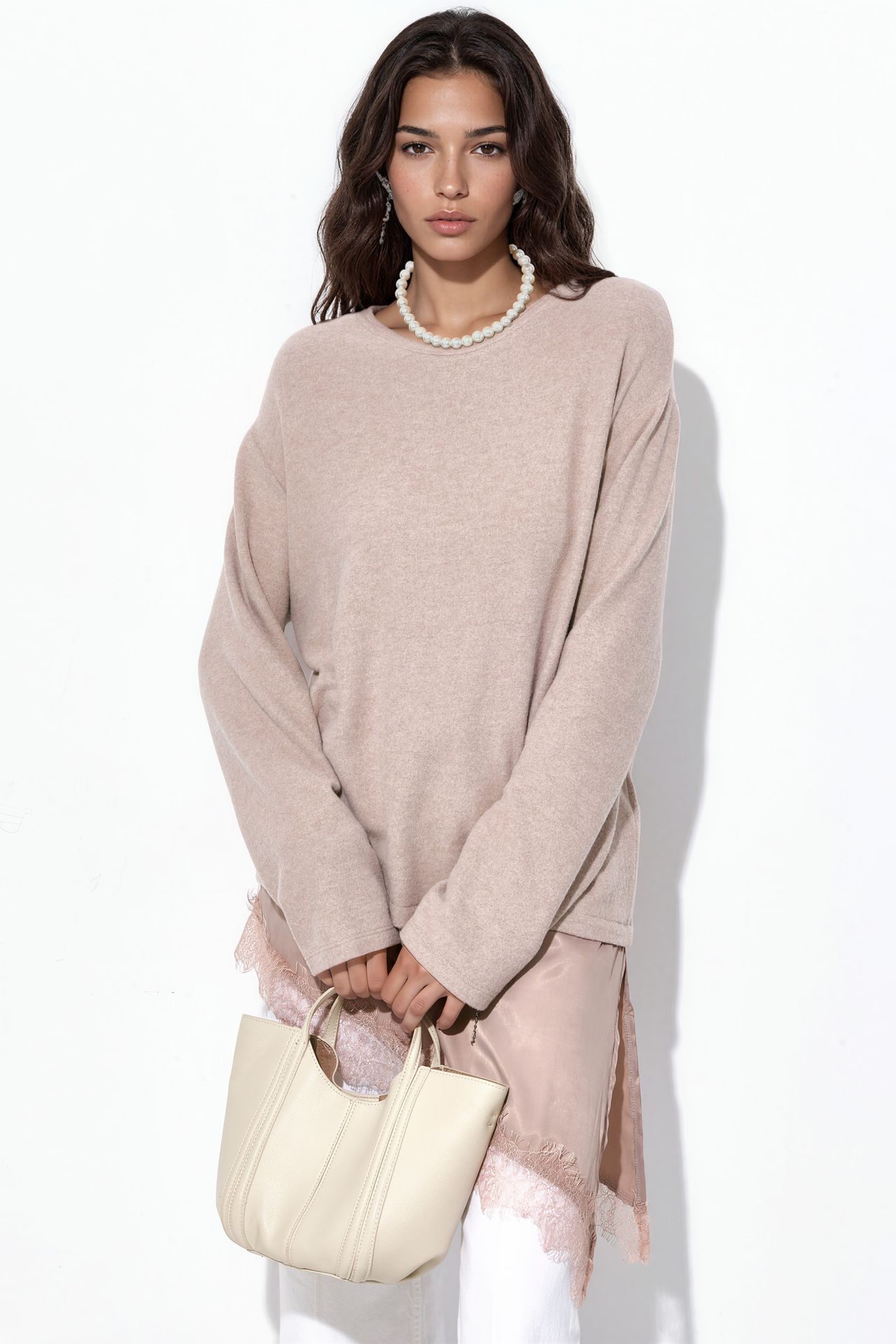 BUSEM Women’s Crew Neck Knit Sweater 1