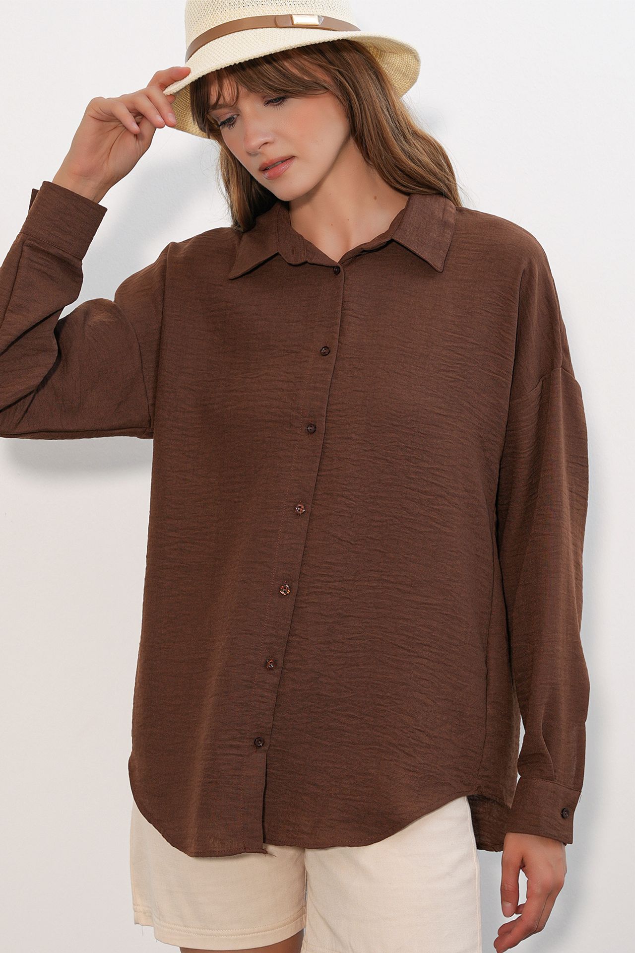 BDART Embroidered Long Sleeve Shirt with Button Closure 3