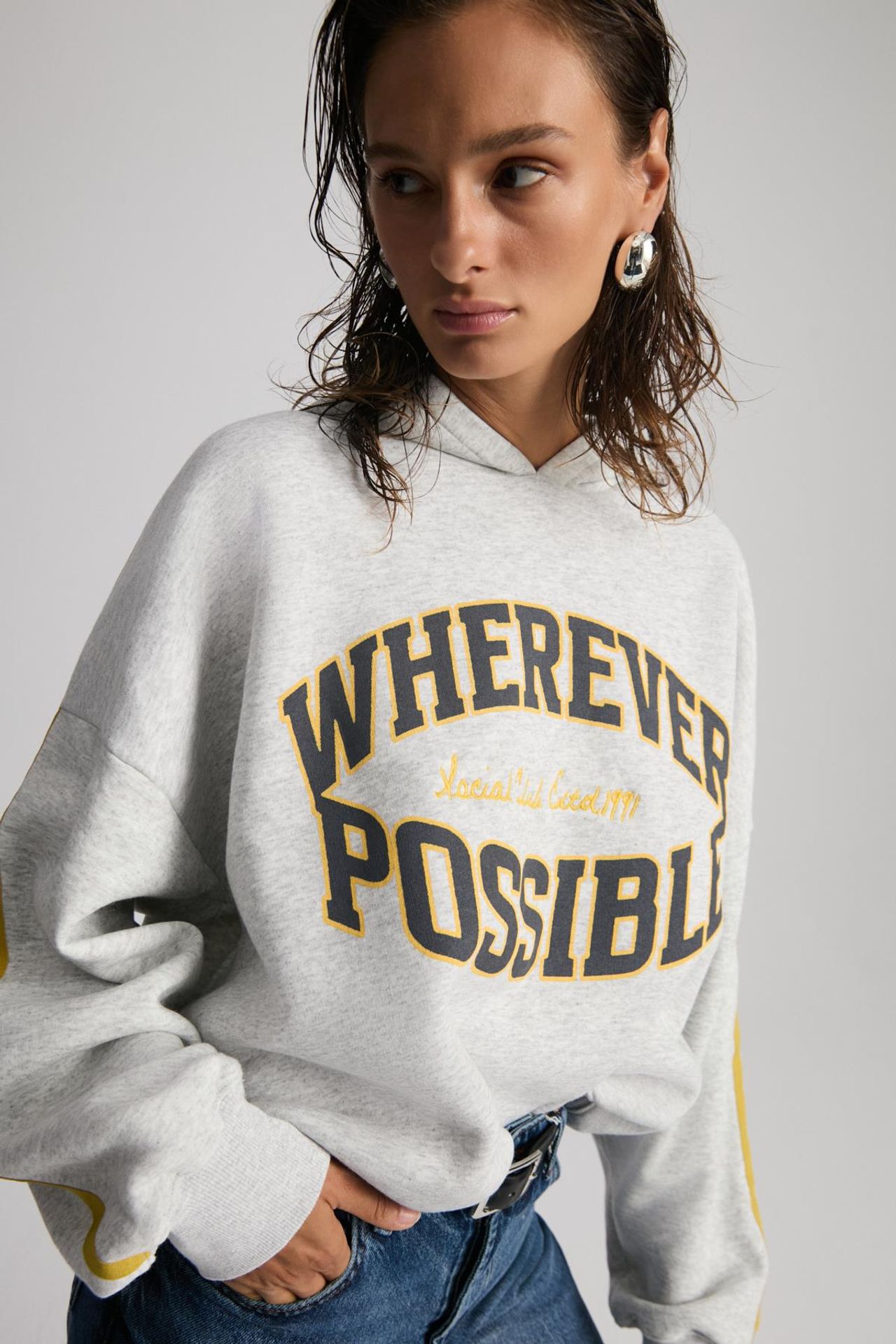 GRIMELANGE Printed Hooded Sweatshirt 4