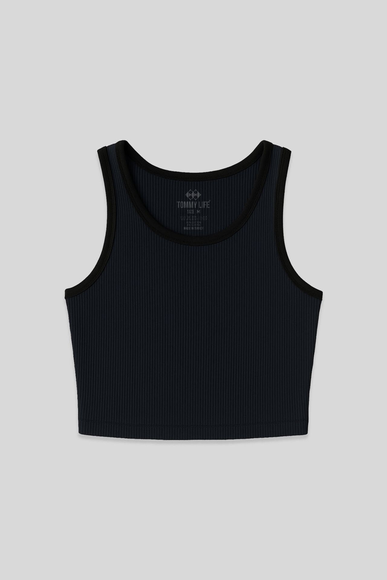 TOMMY Ribbed Sleeveless Crop Top 2