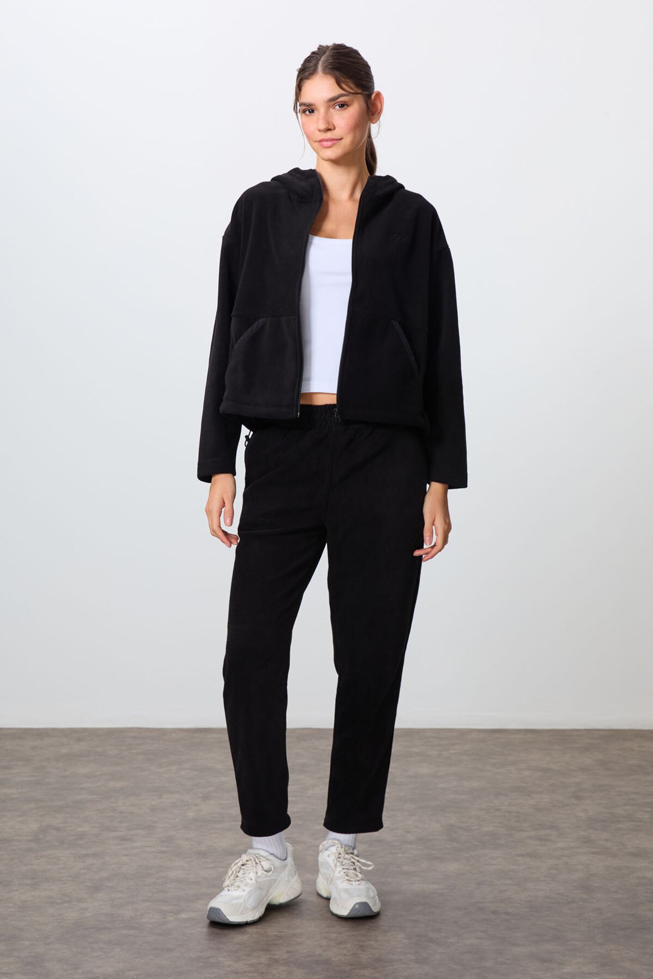 TOMMY Oversized Hooded Zipper Tracksuit Set 4