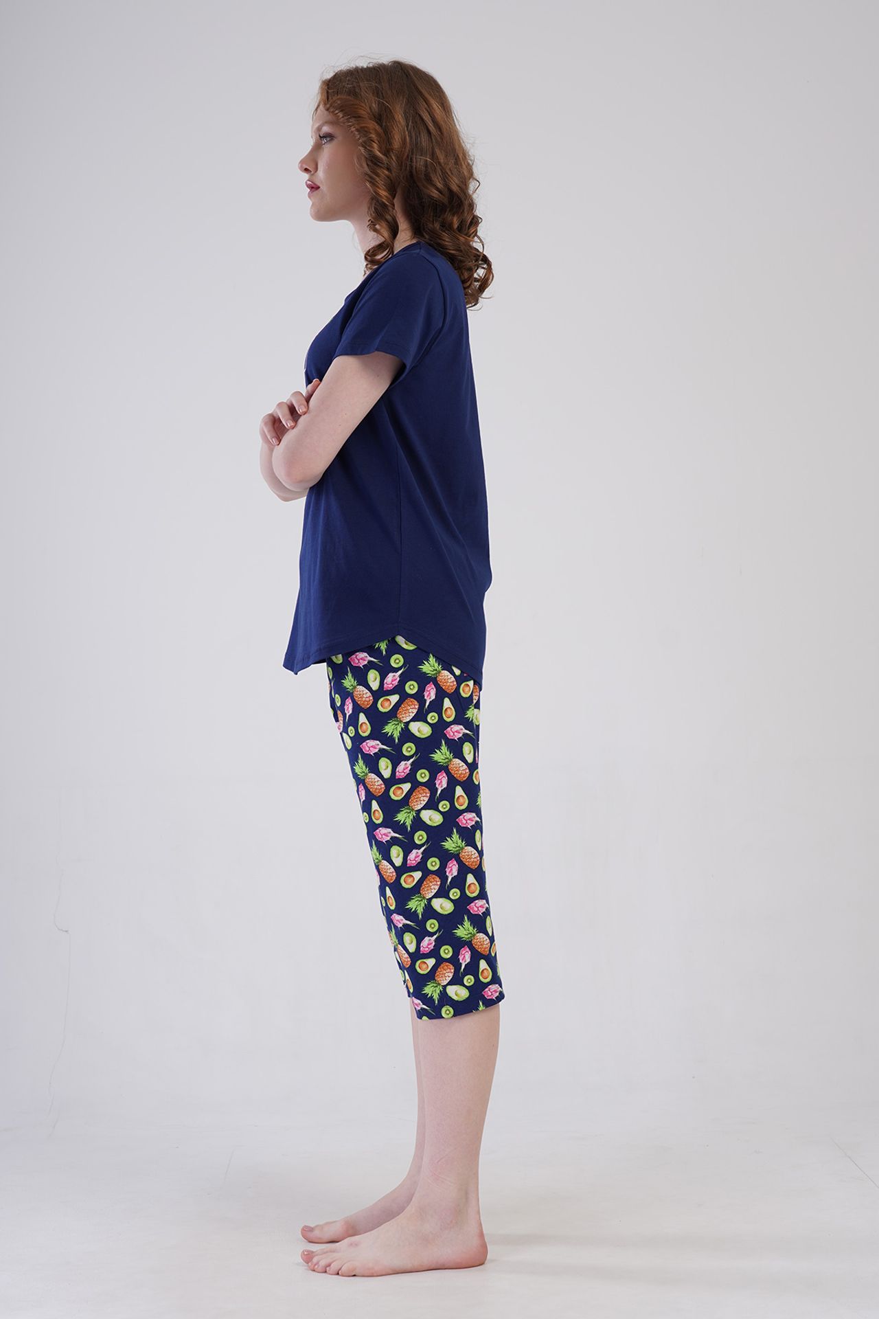YAKE Rahat İki Parçalı Pijama Takımı 3