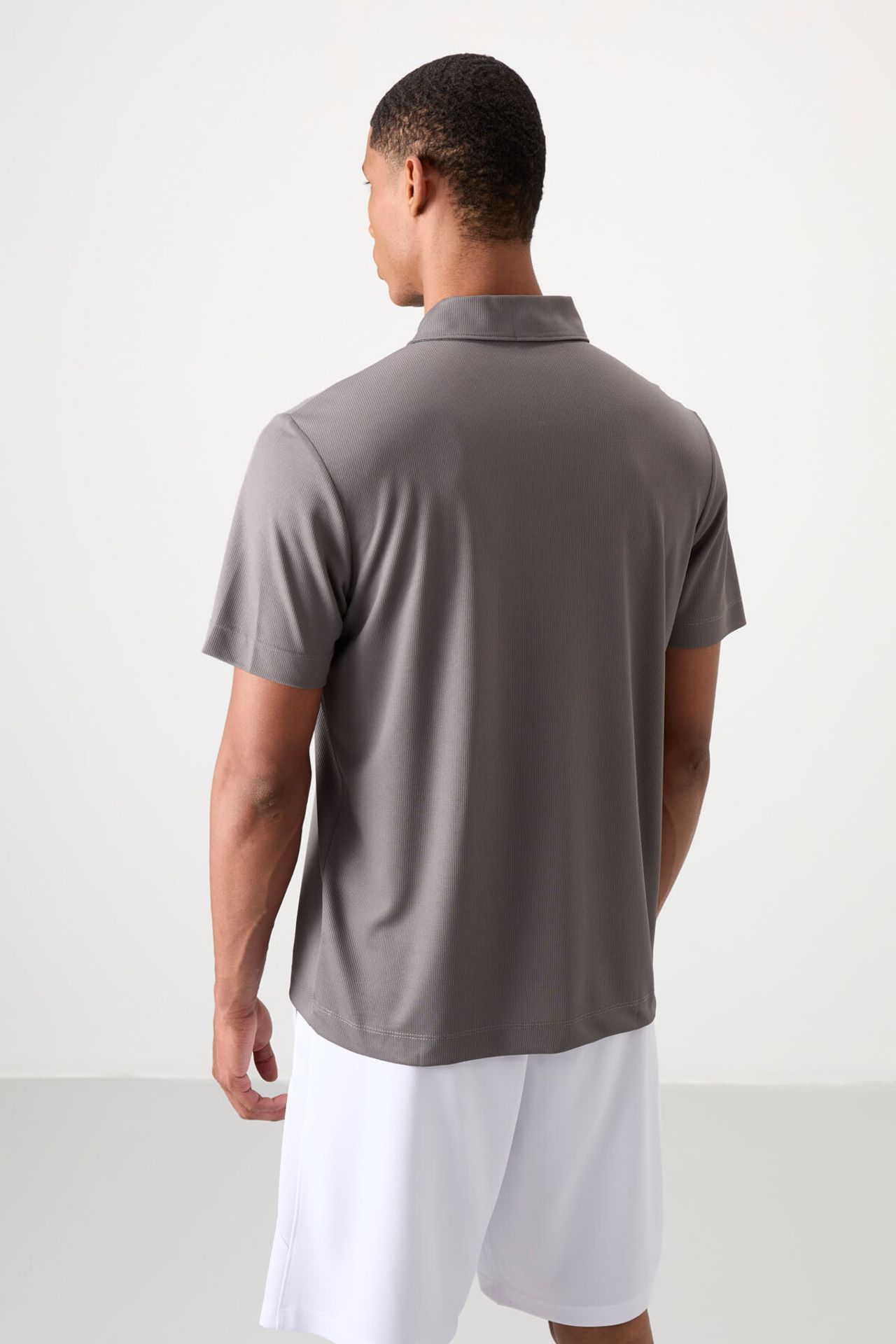 TOMMY Men's Polo Collar Button T-Shirt 5